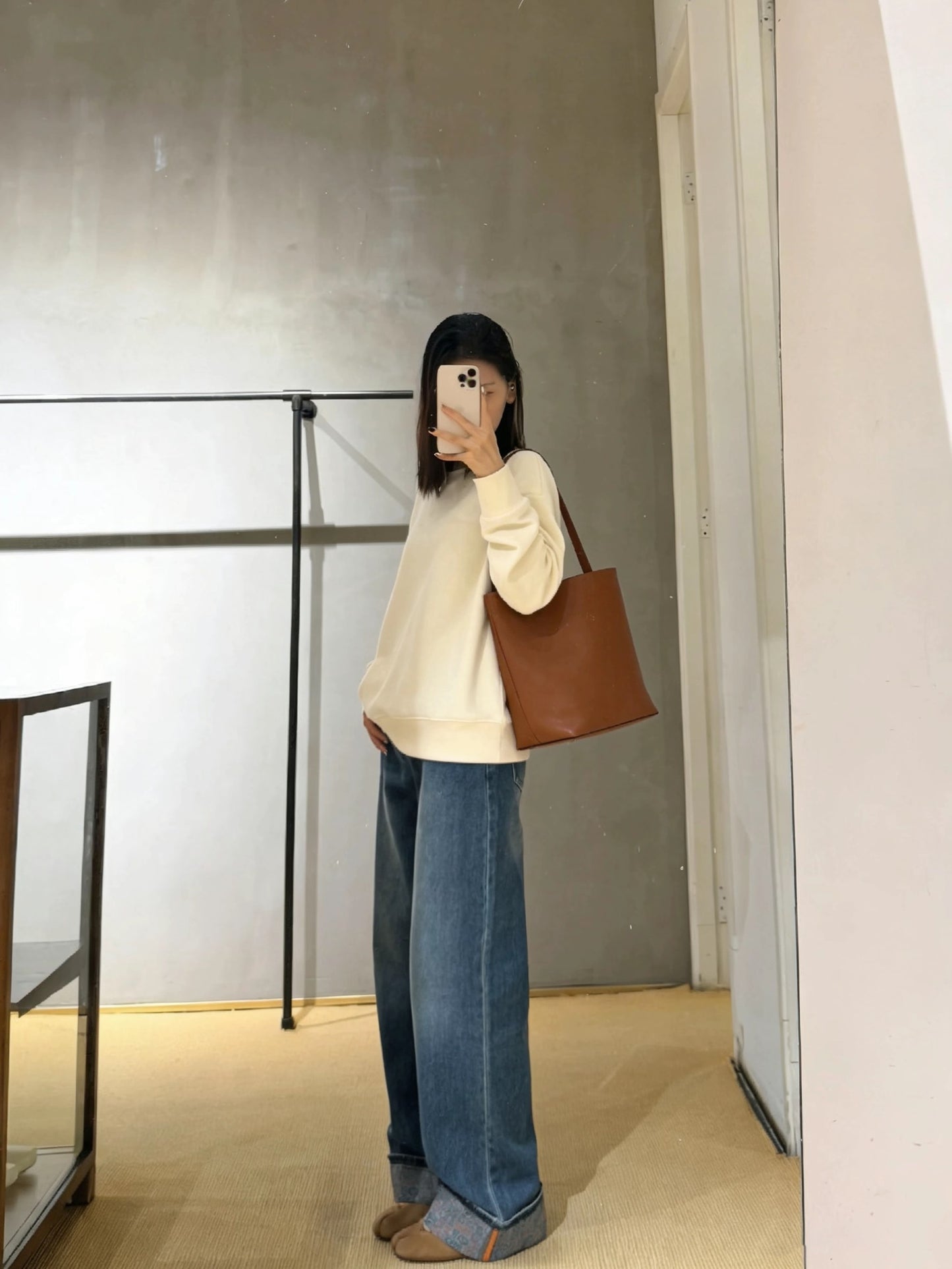 🔥HOT🔥 26SS NEW High-end customized high-waisted wide-leg jeans