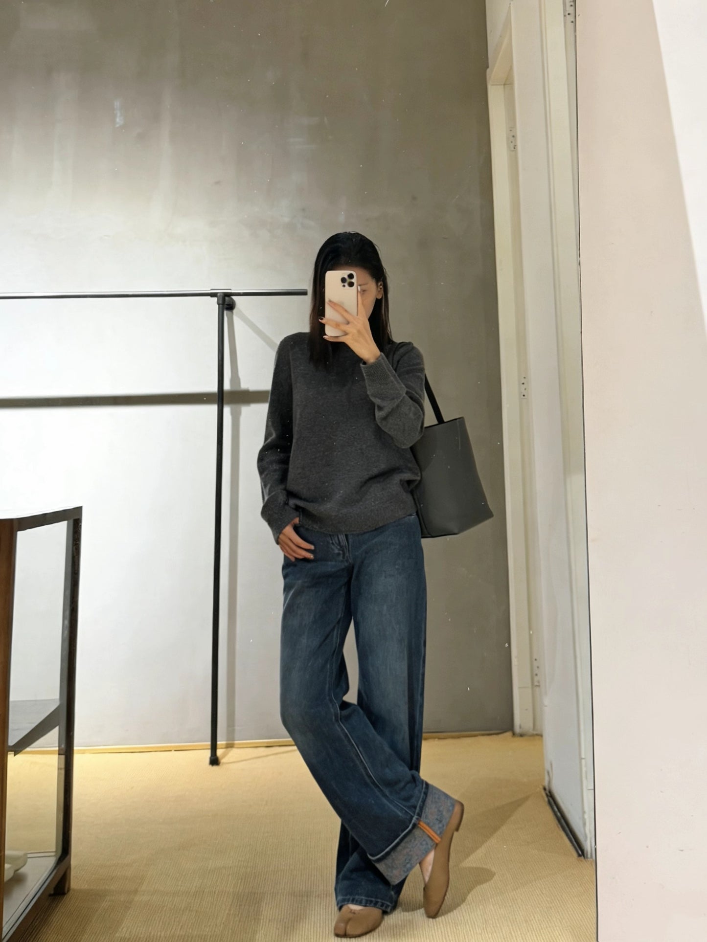 🔥HOT🔥 26SS NEW High-end customized high-waisted wide-leg jeans