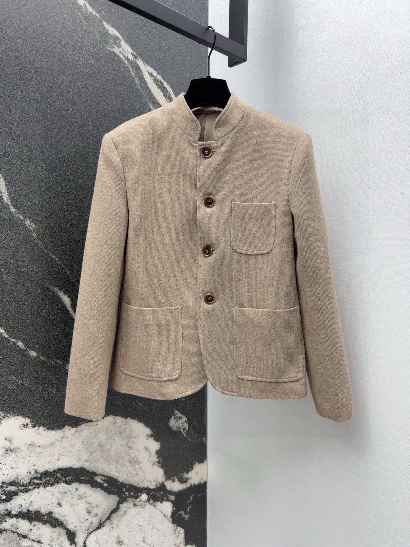 🔥Highest Quality🔥26SS NEW Minimalist and high-end stand-up collar jacket