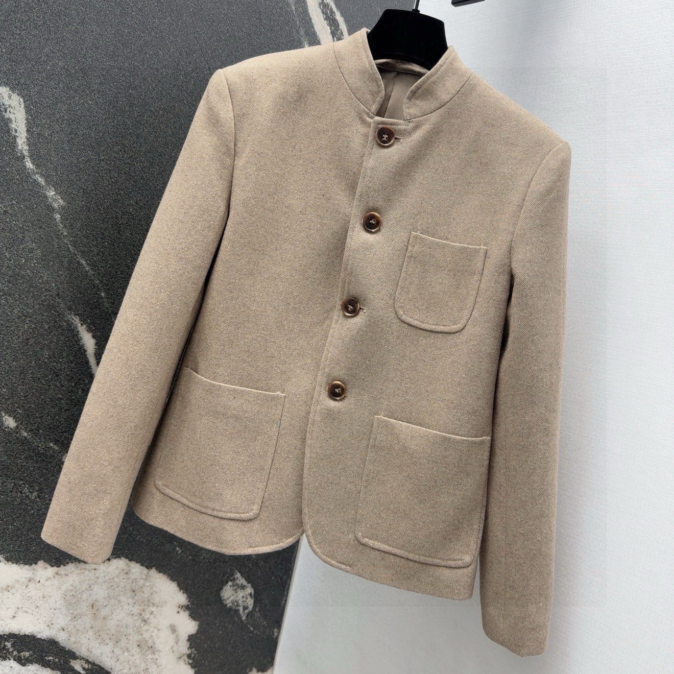 🔥Highest Quality🔥26SS NEW Minimalist and high-end stand-up collar jacket