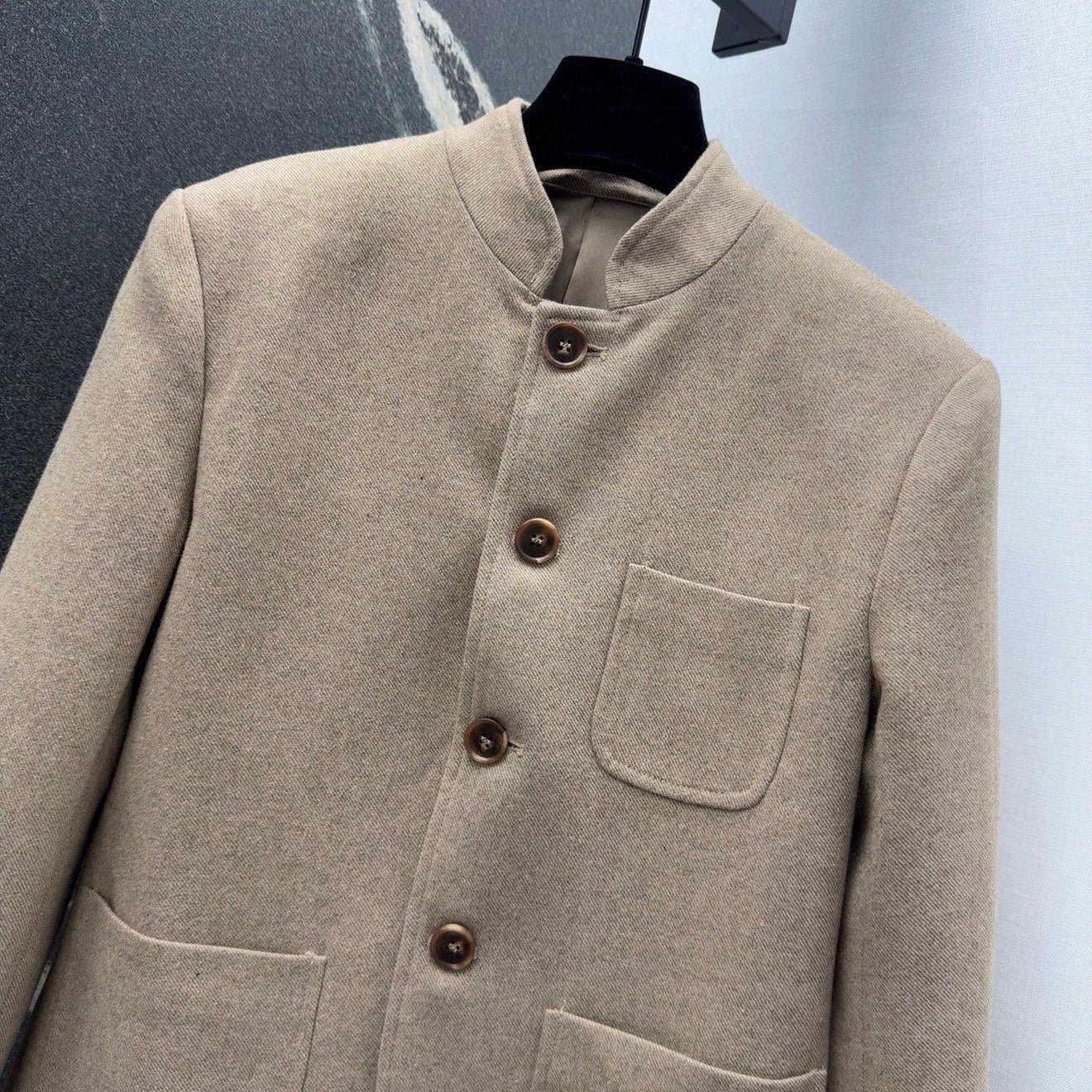 🔥Highest Quality🔥26SS NEW Minimalist and high-end stand-up collar jacket