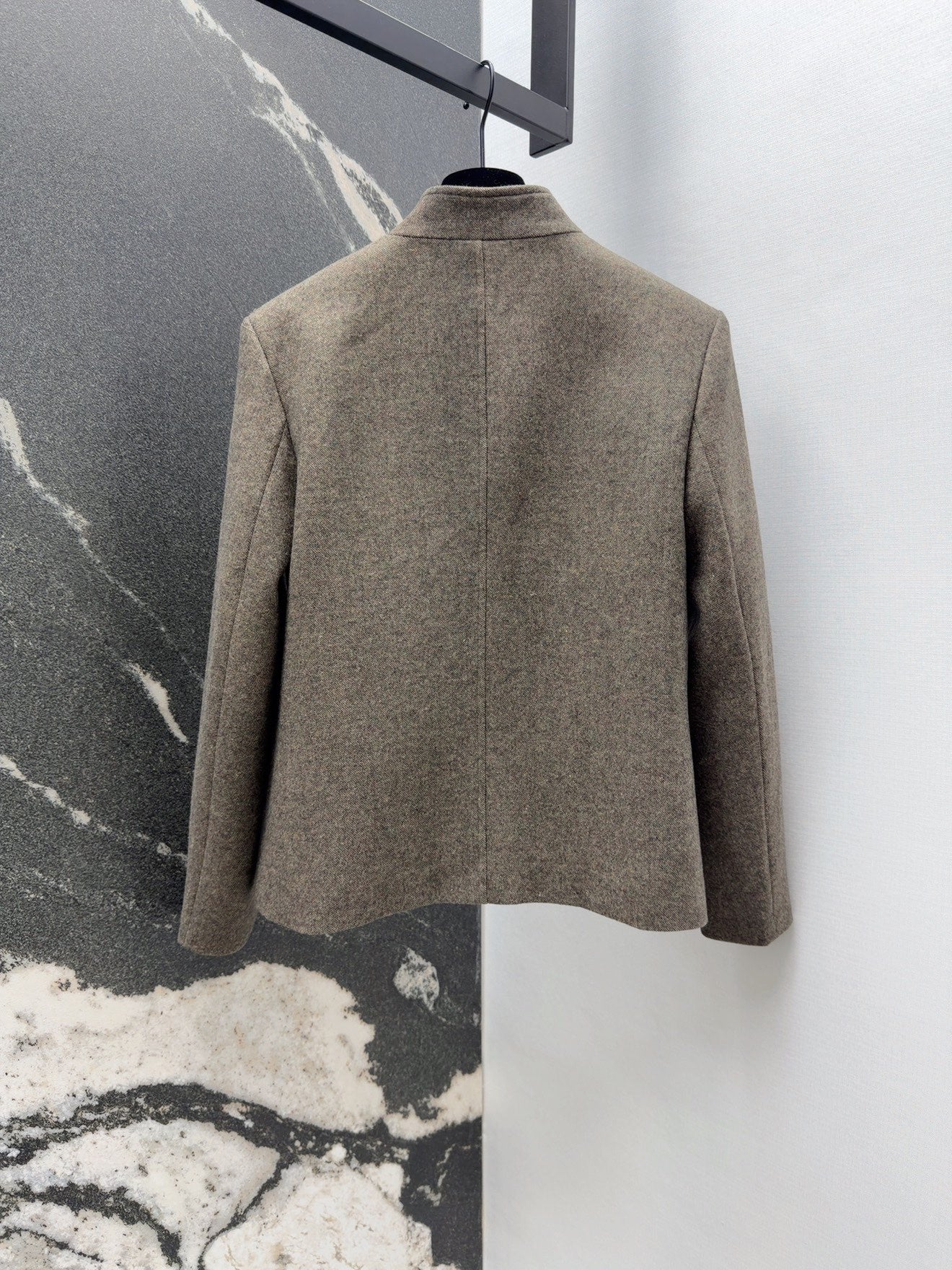 26SS NEW Minimalist and high-end stand-up collar jacket