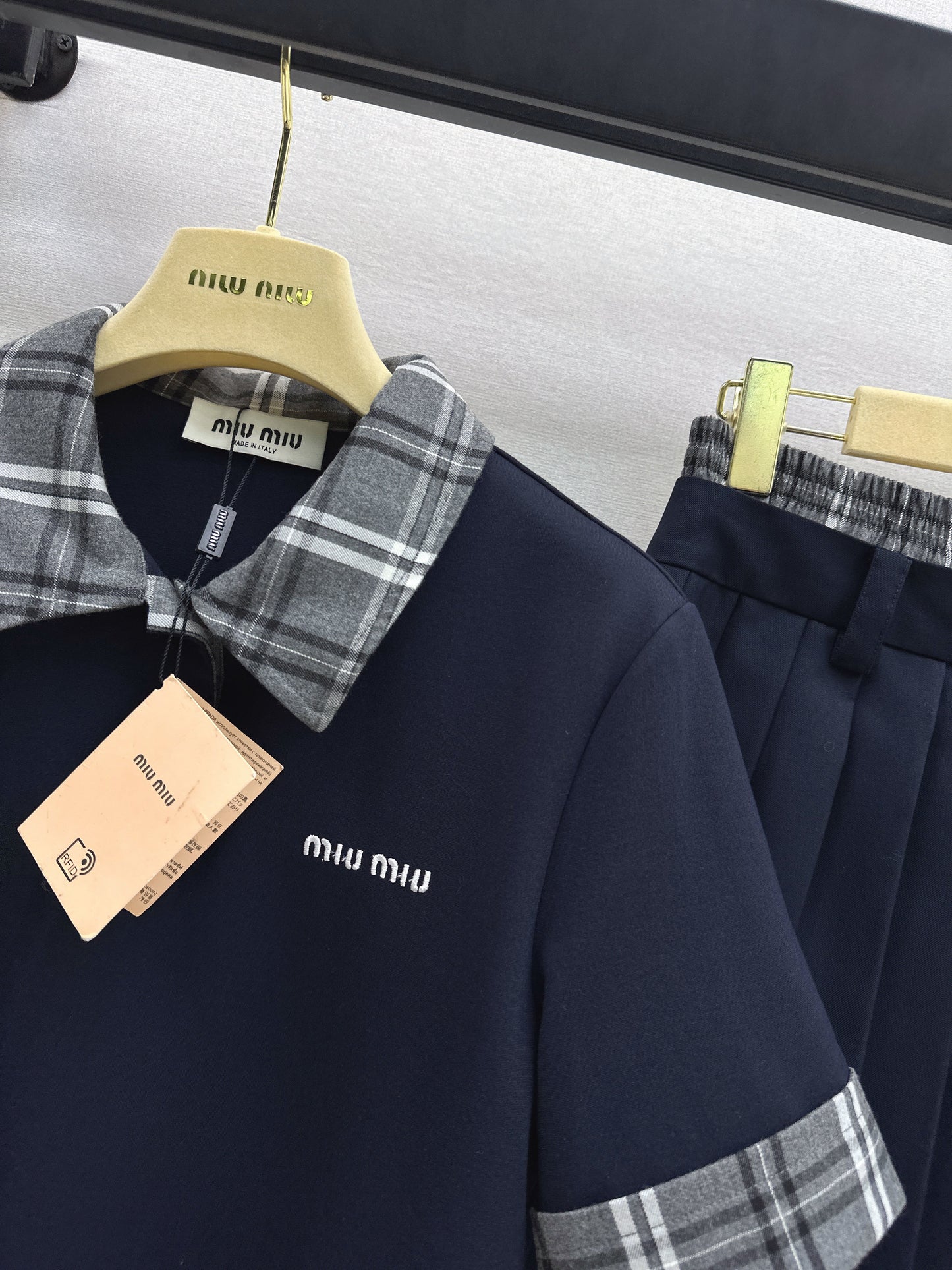 26SS NEW polo shirt+pleated skirts