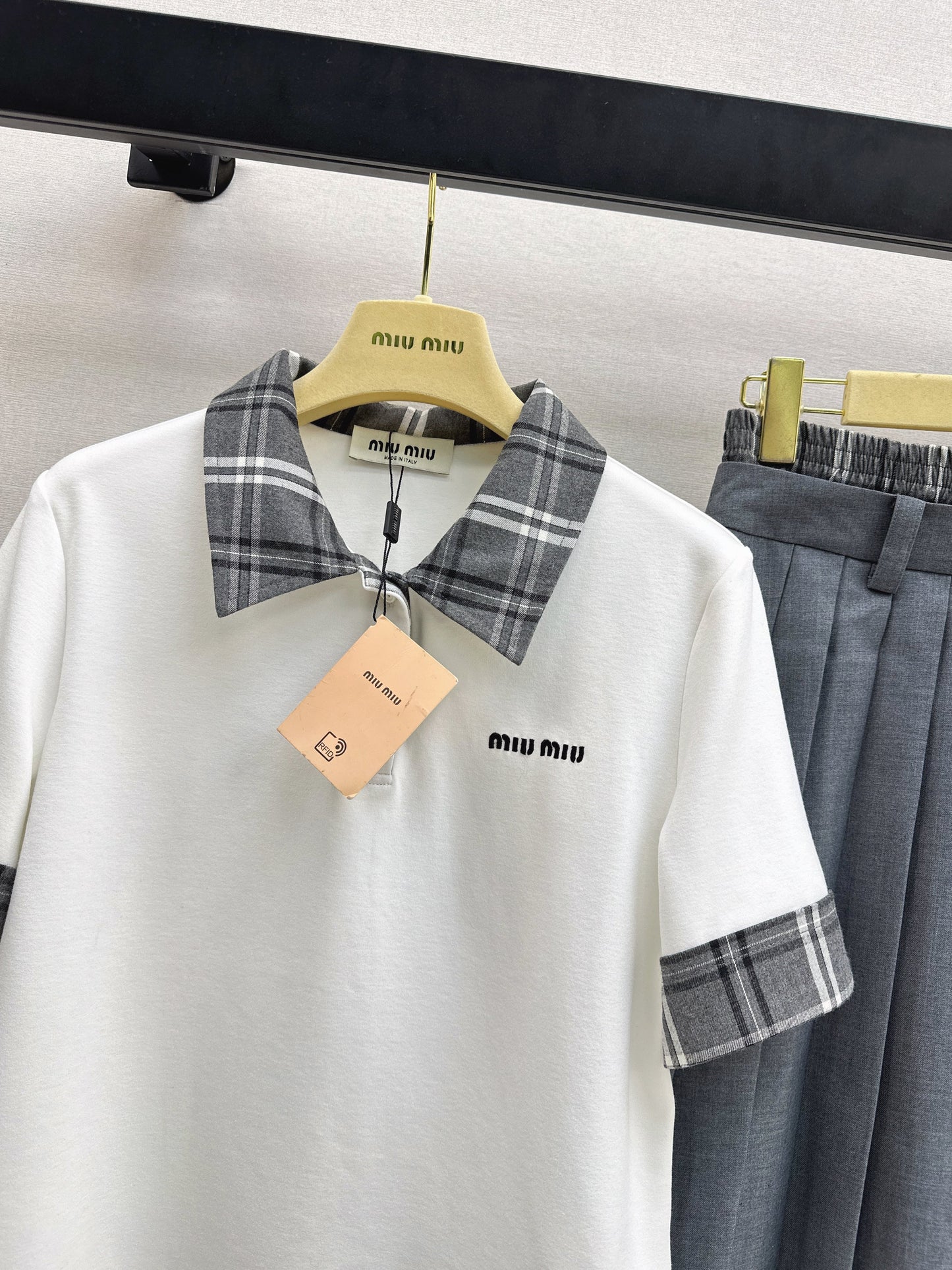 26SS NEW polo shirt+pleated skirts