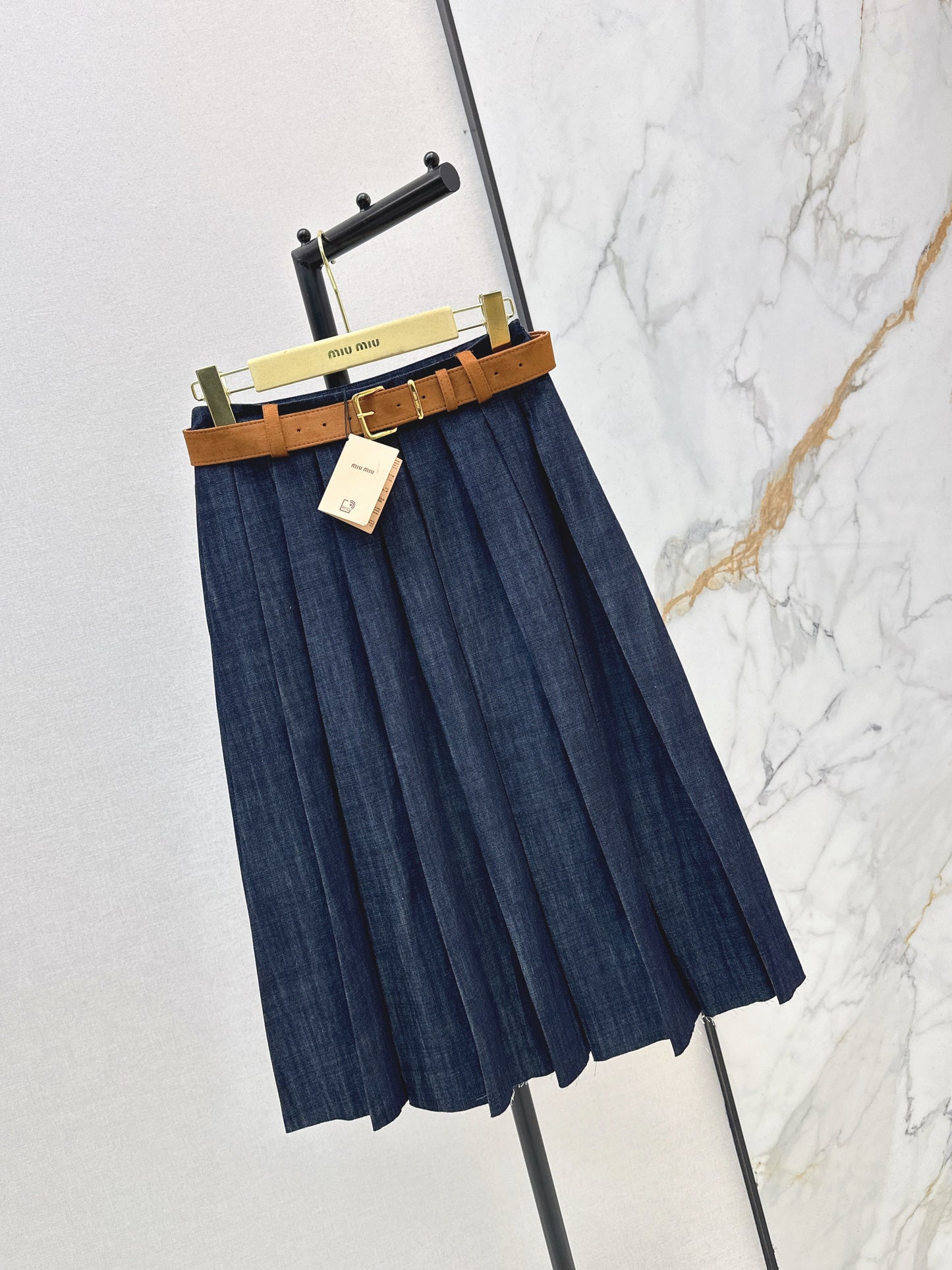 26SS NEW denim skirts with belted