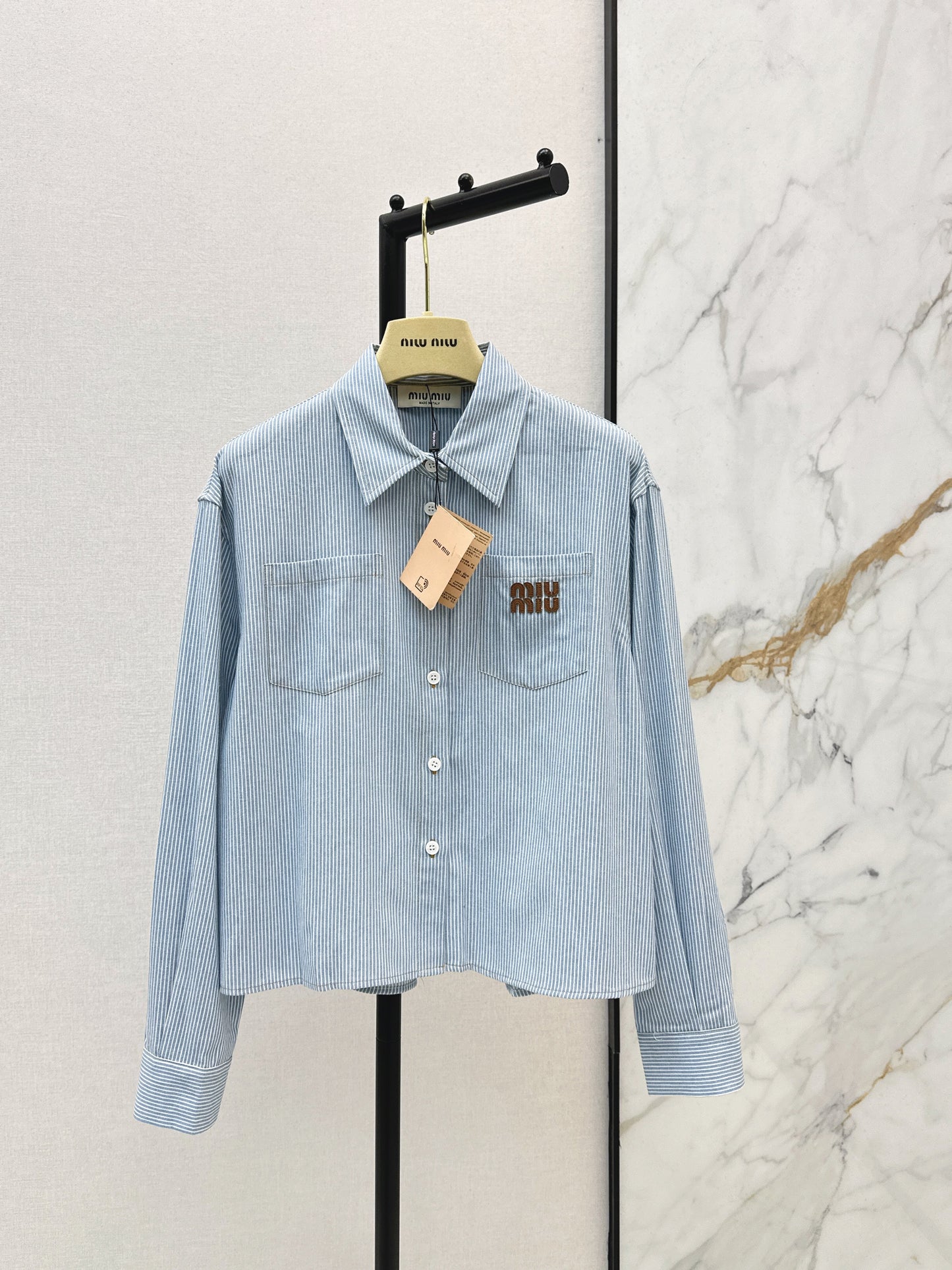 26SS NEUE gestreifte Hemden