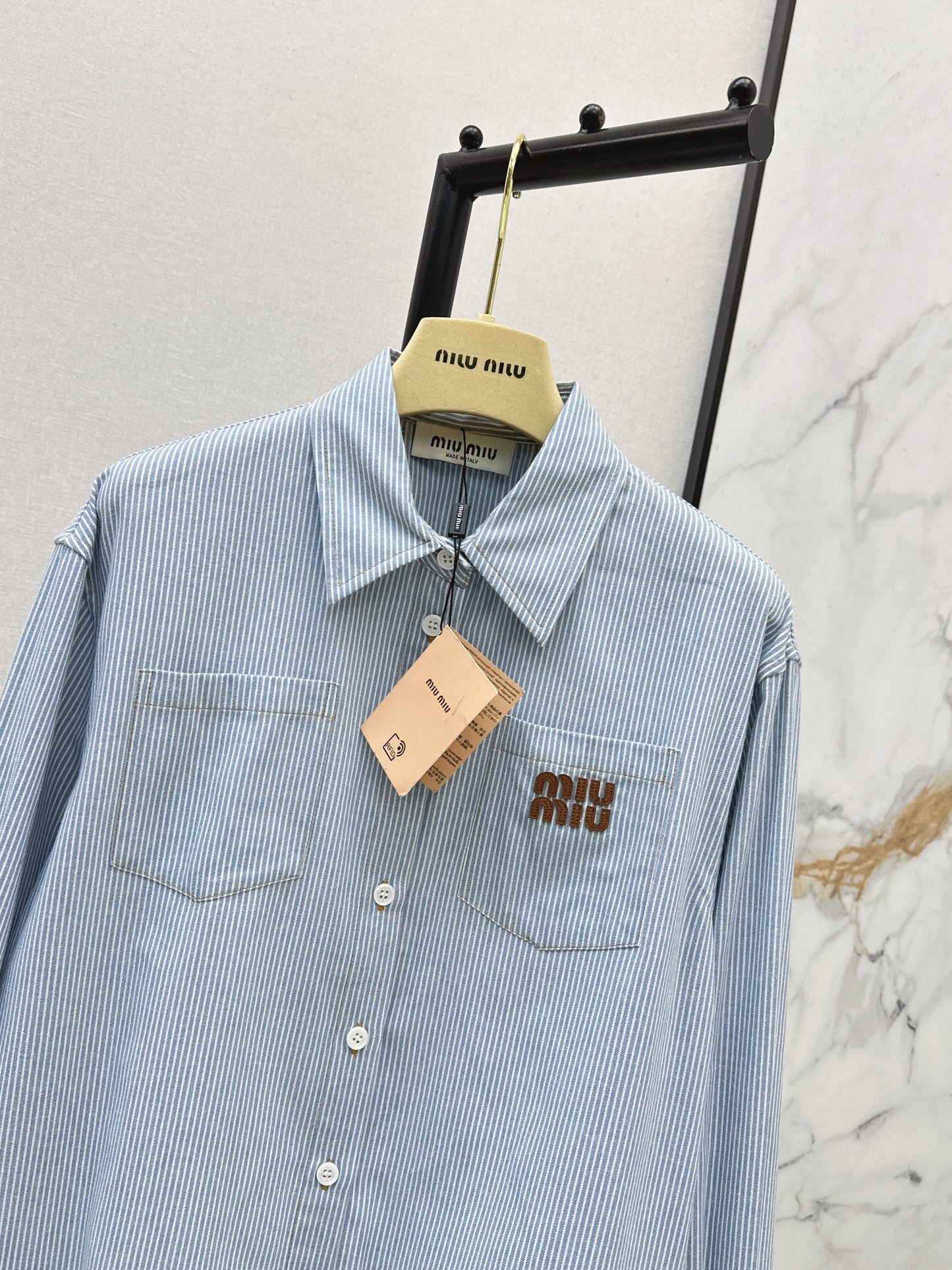 26SS NEUE gestreifte Hemden