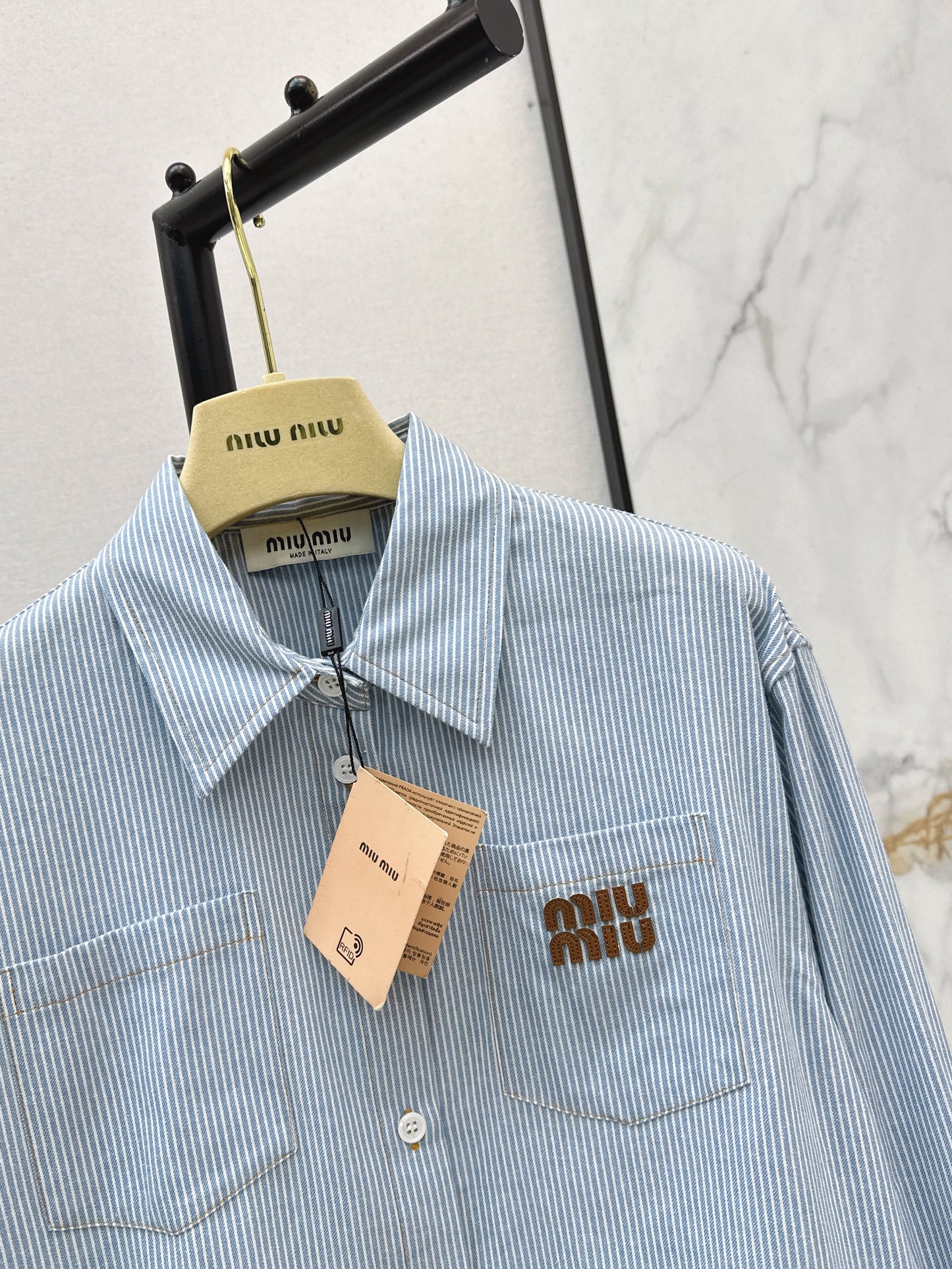 26SS NEUE gestreifte Hemden