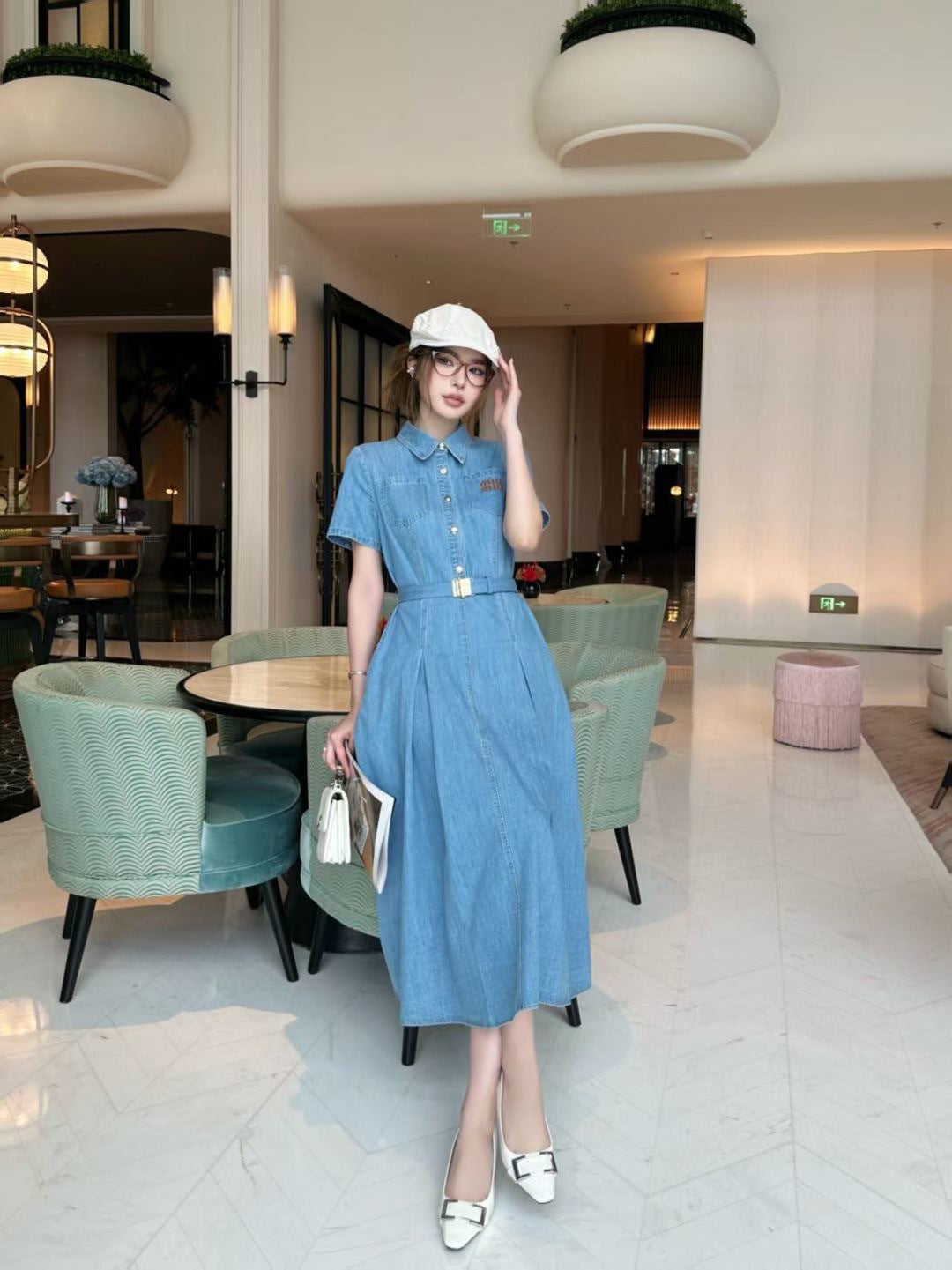 26SS NEW denim dress