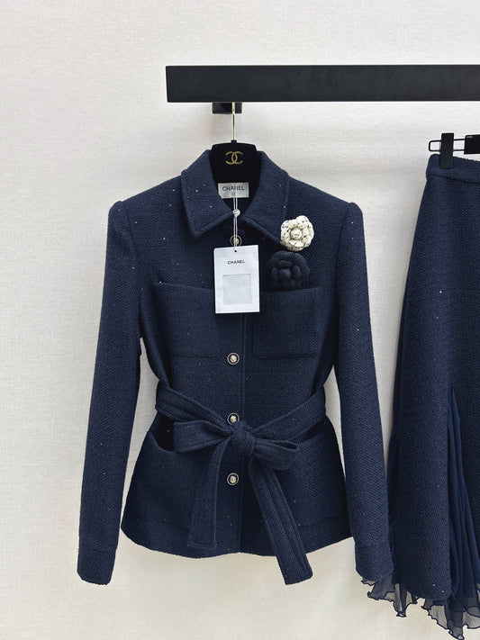 26SS NEW 3d floral woven jacket