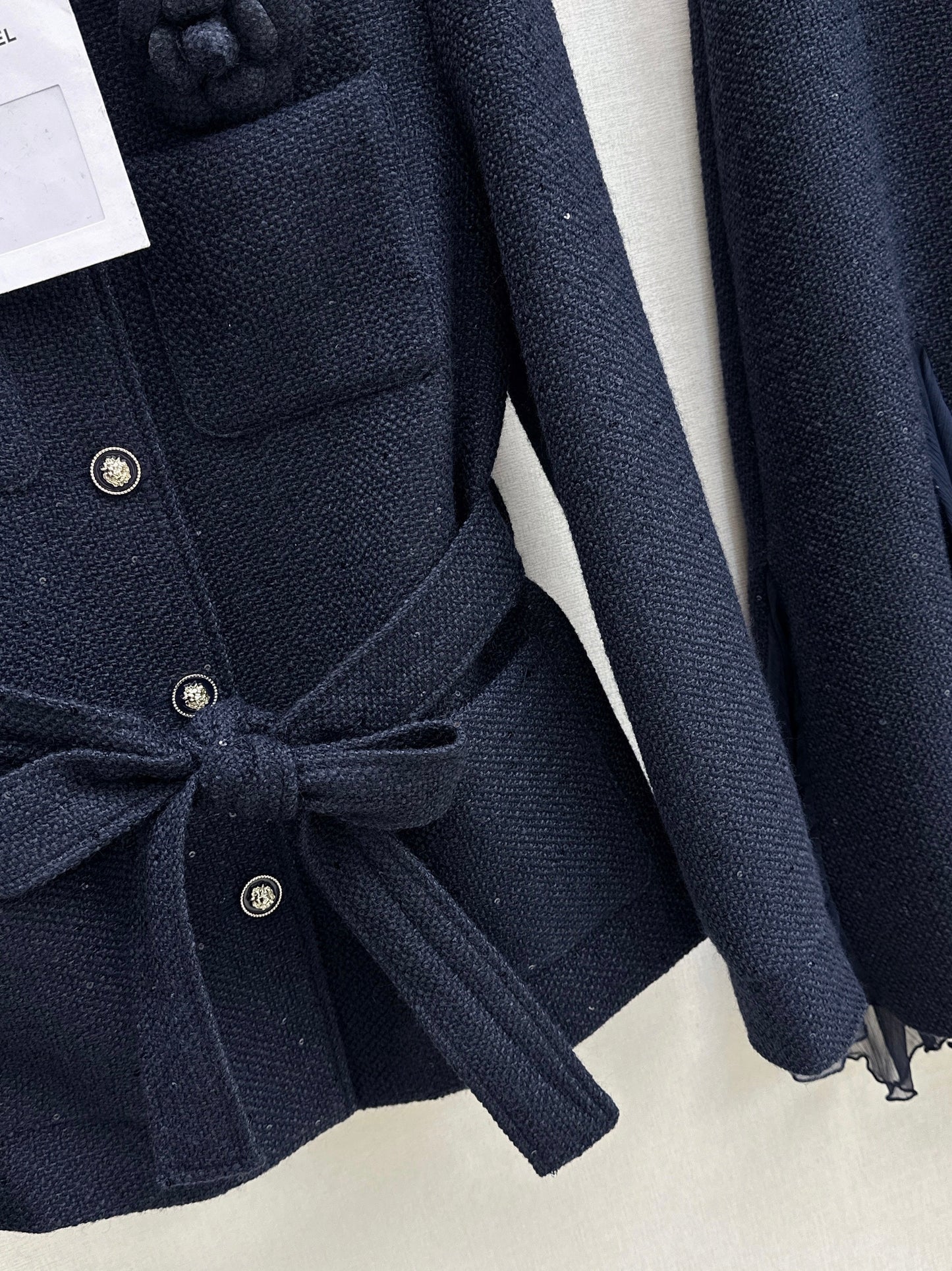 26SS NEW 3d floral woven jacket