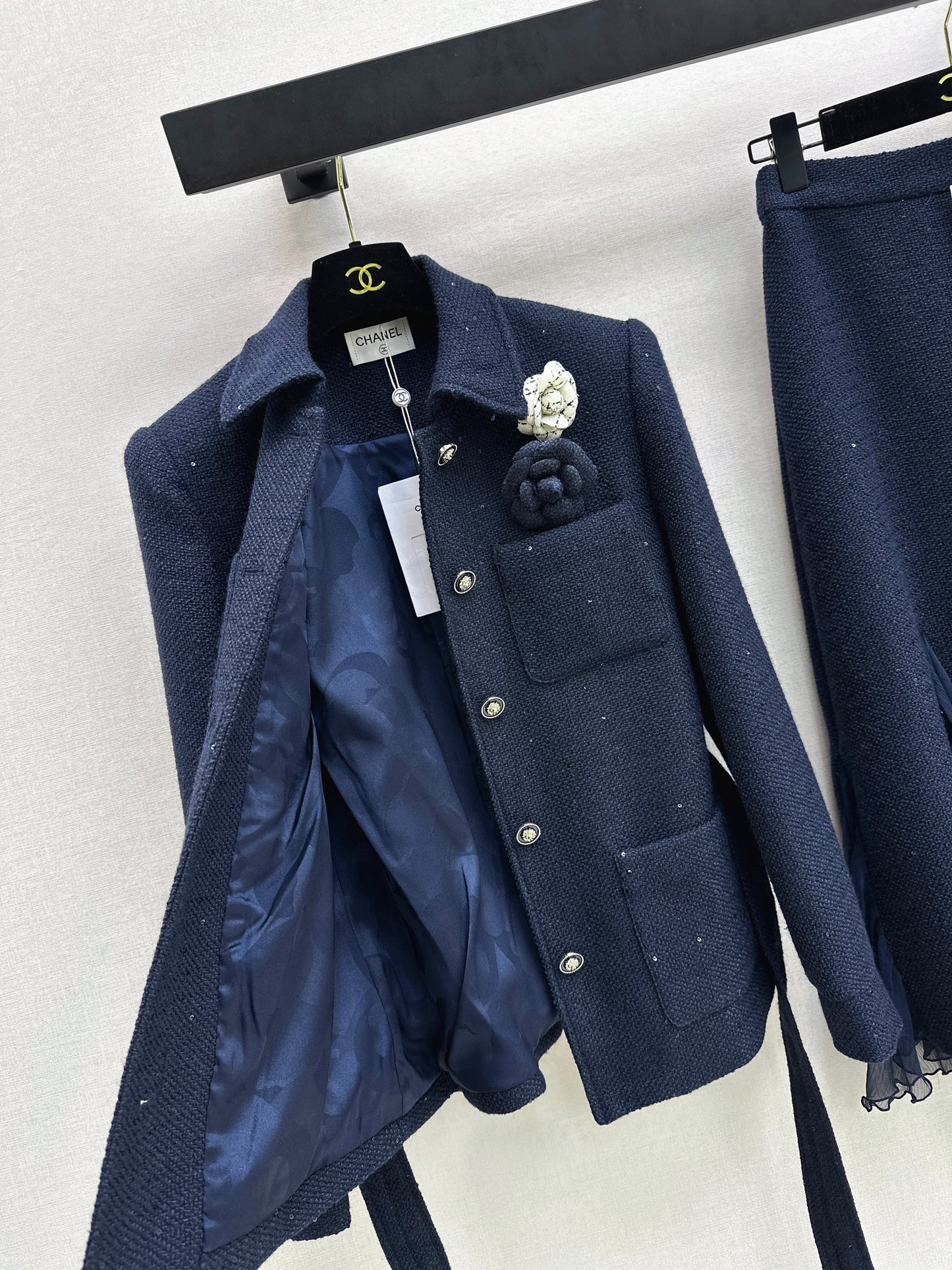 26SS NEW 3d floral woven jacket