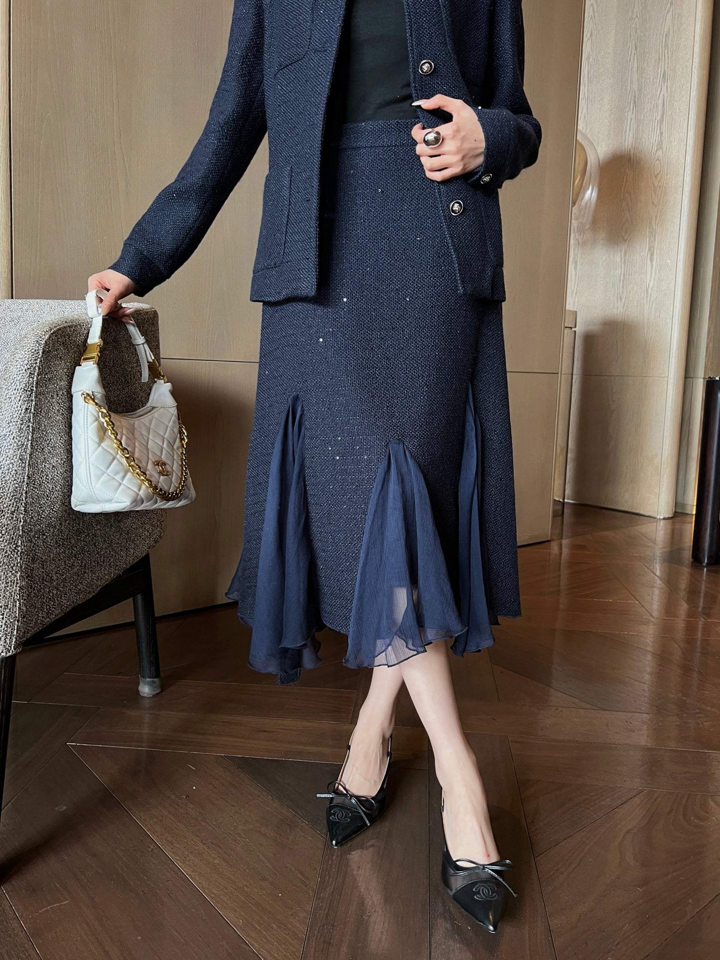 26SS NEW contract mesh skirts