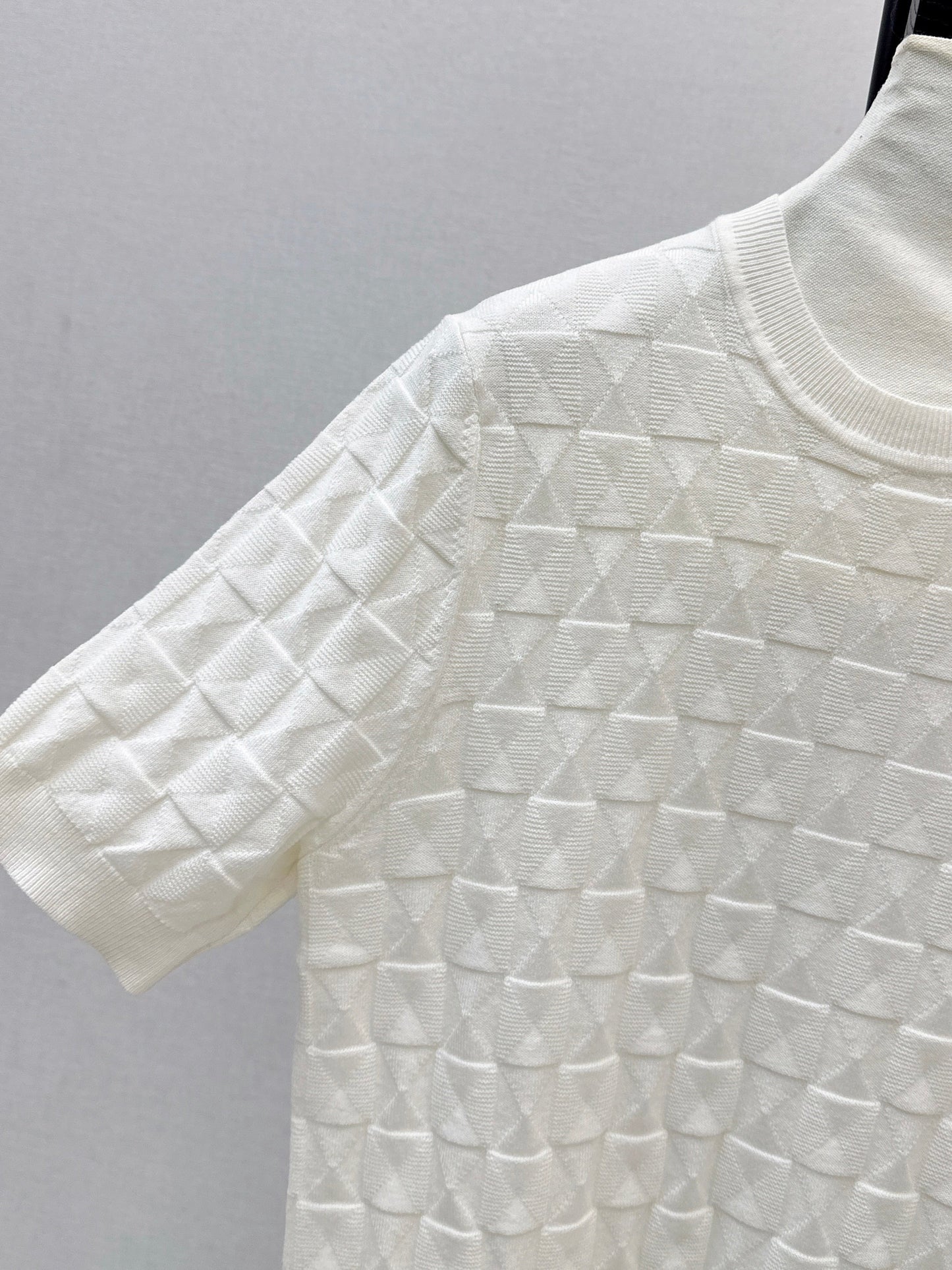 26SS NEW wool knitted short sleeve sweater