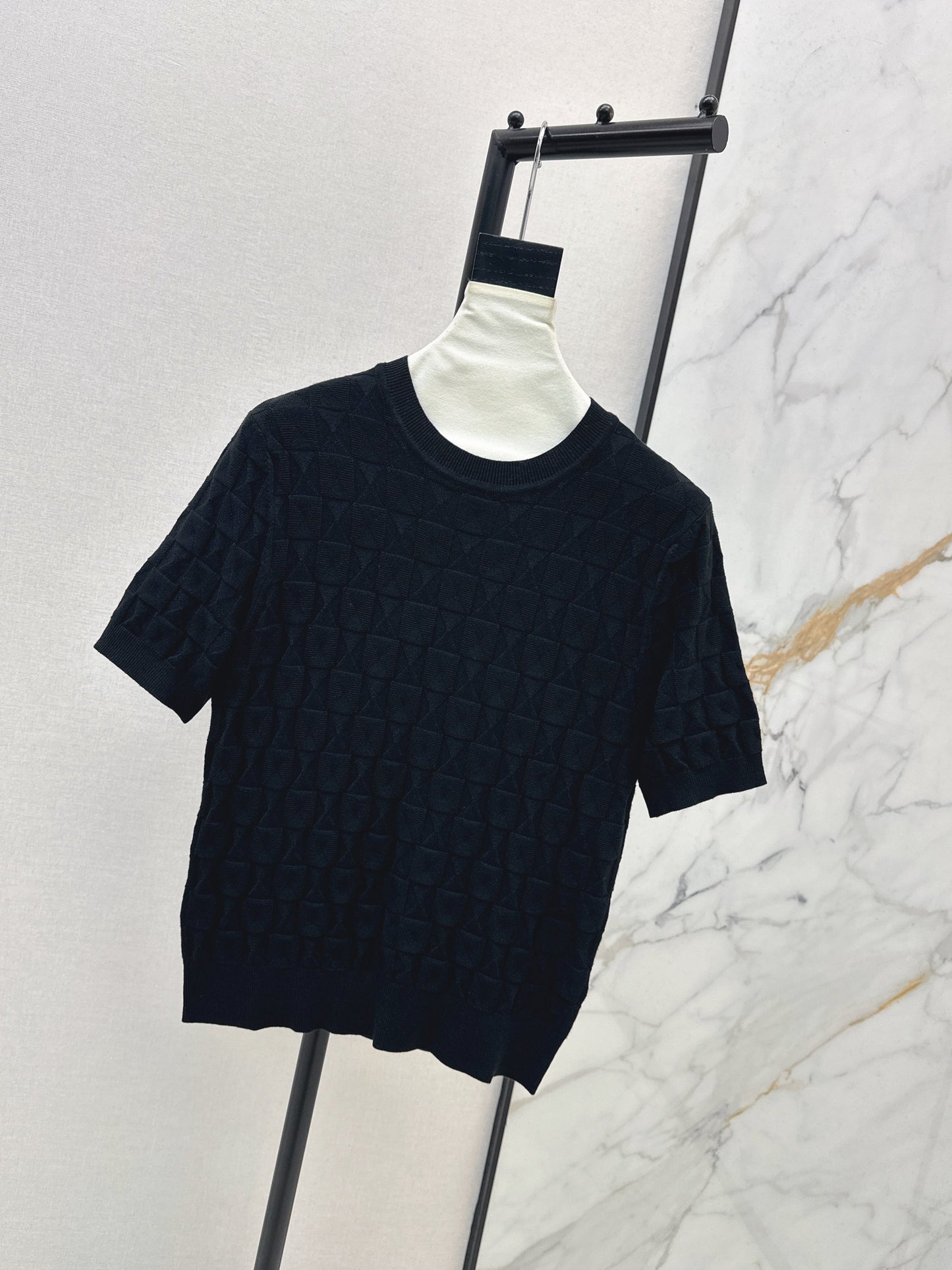 26SS NEW wool knitted short sleeve sweater