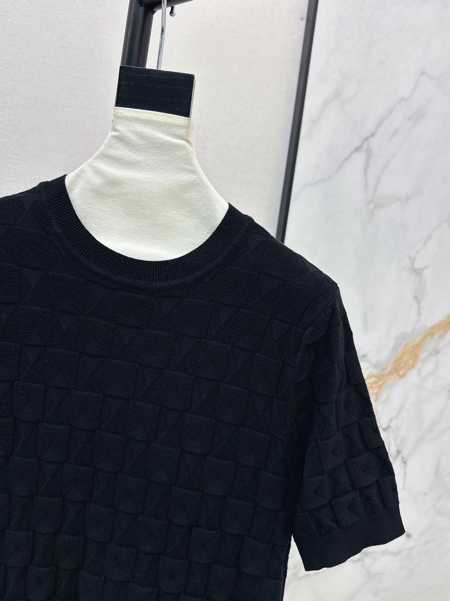 26SS NEW wool knitted short sleeve sweater
