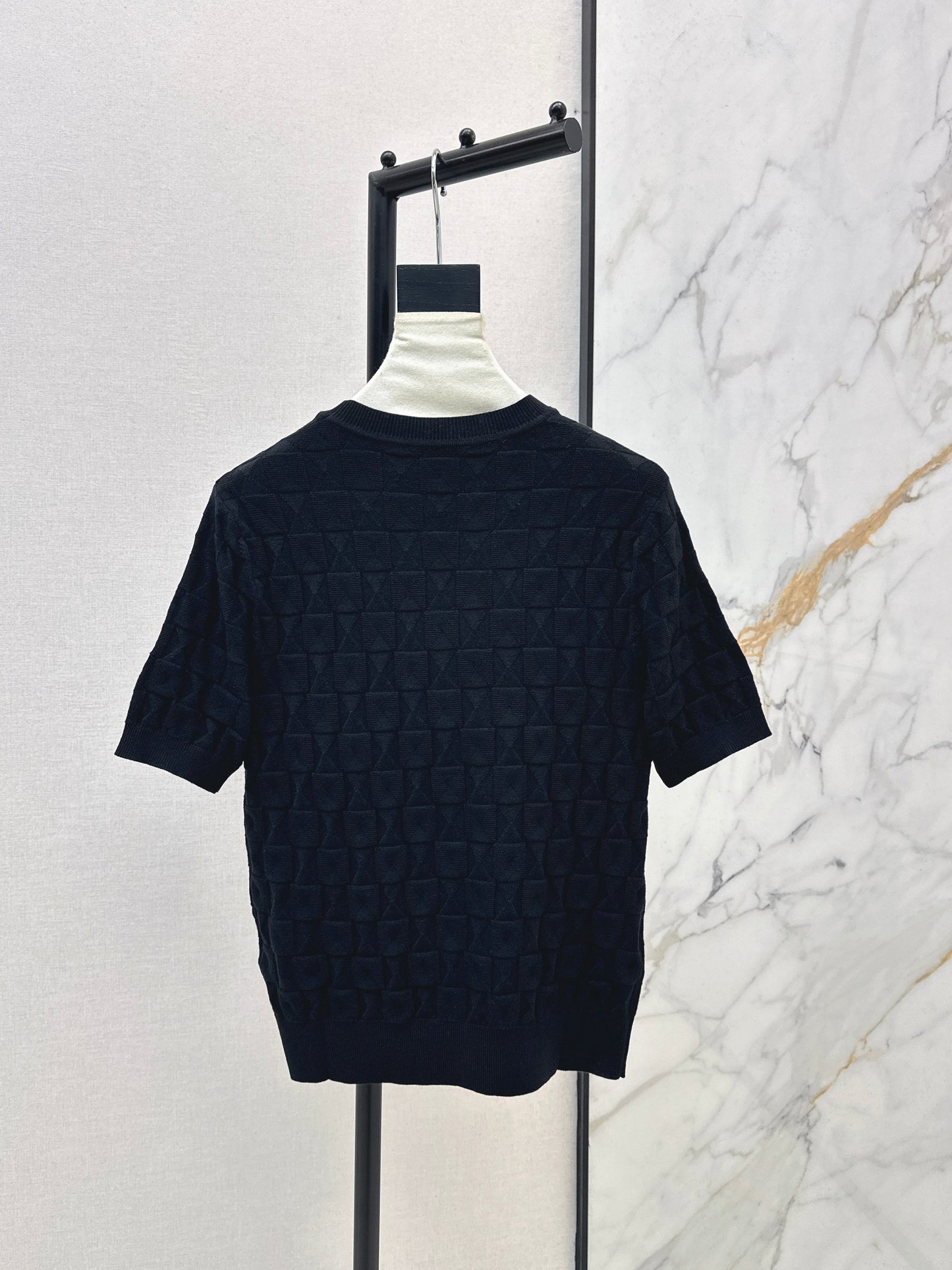 26SS NEW wool knitted short sleeve sweater