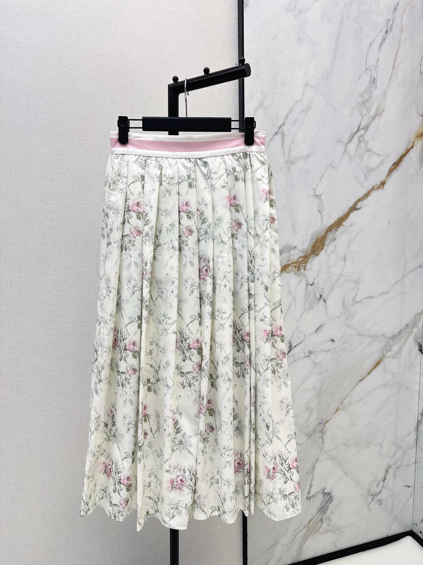 26SS NEW print pleated skirts
