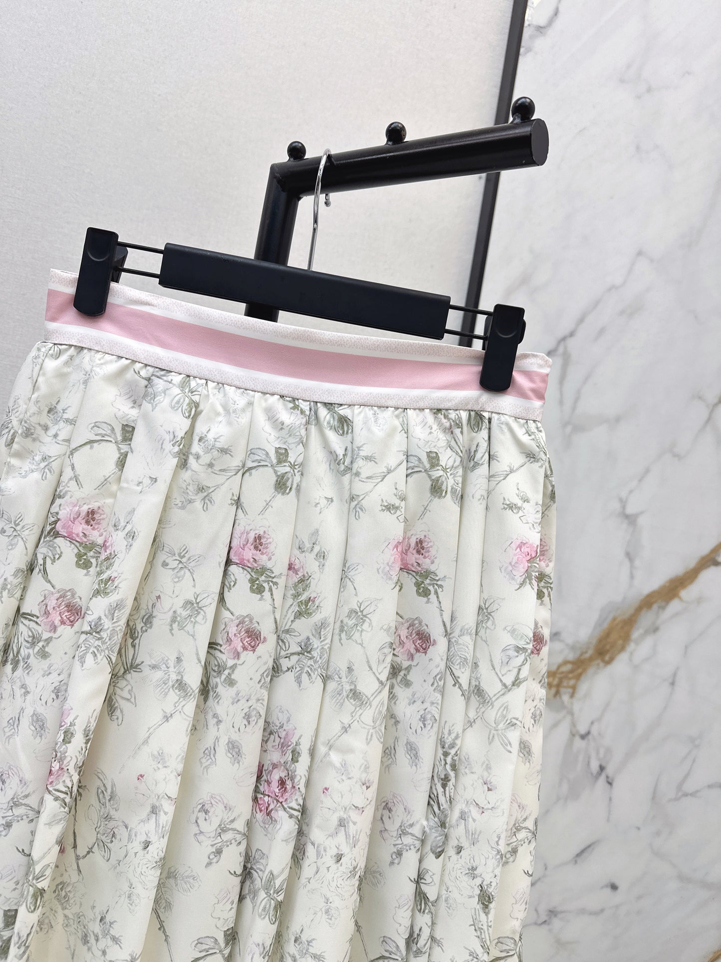 26SS NEW print pleated skirts