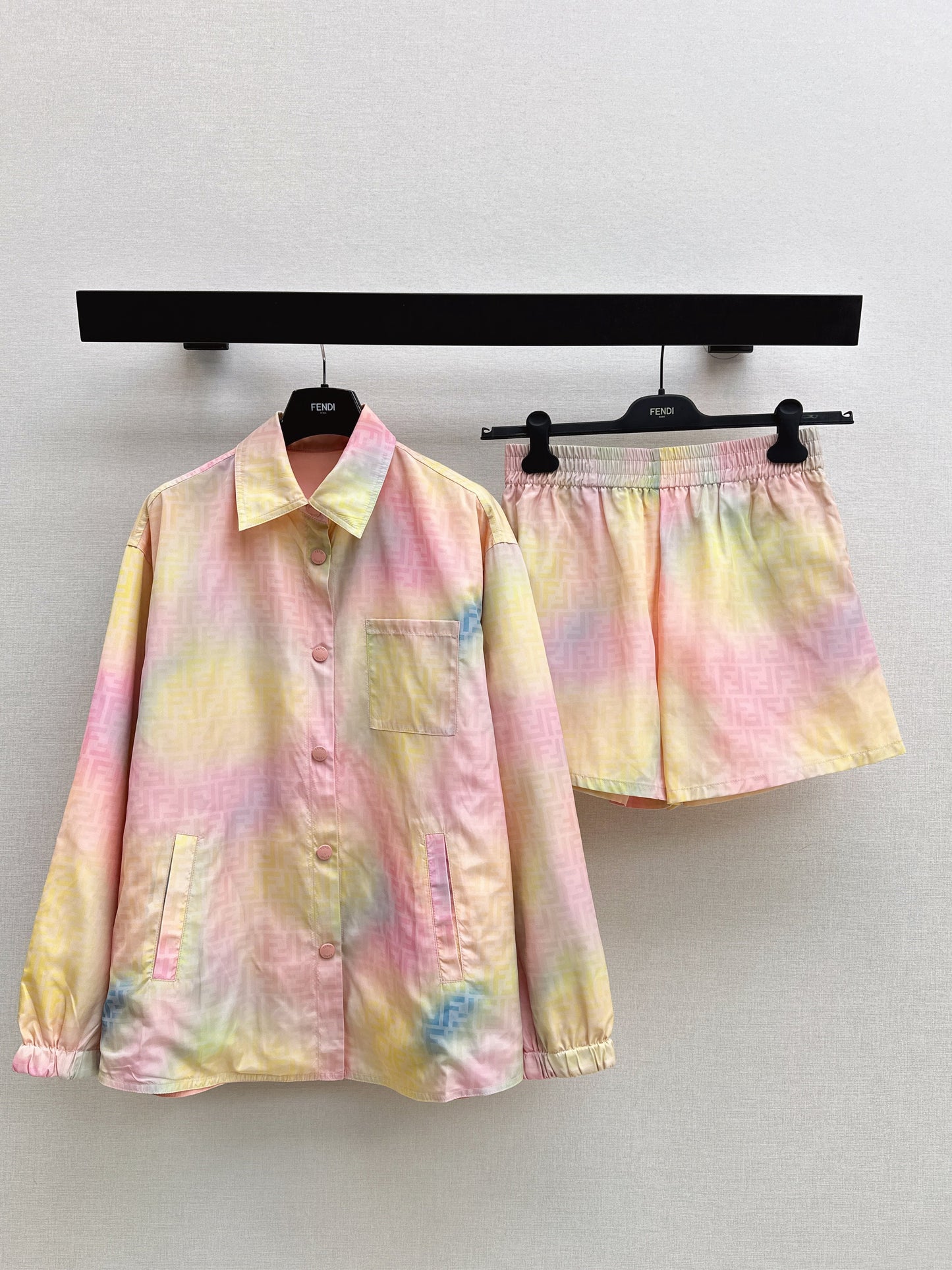 26SS NEW print shirts short outfit sets