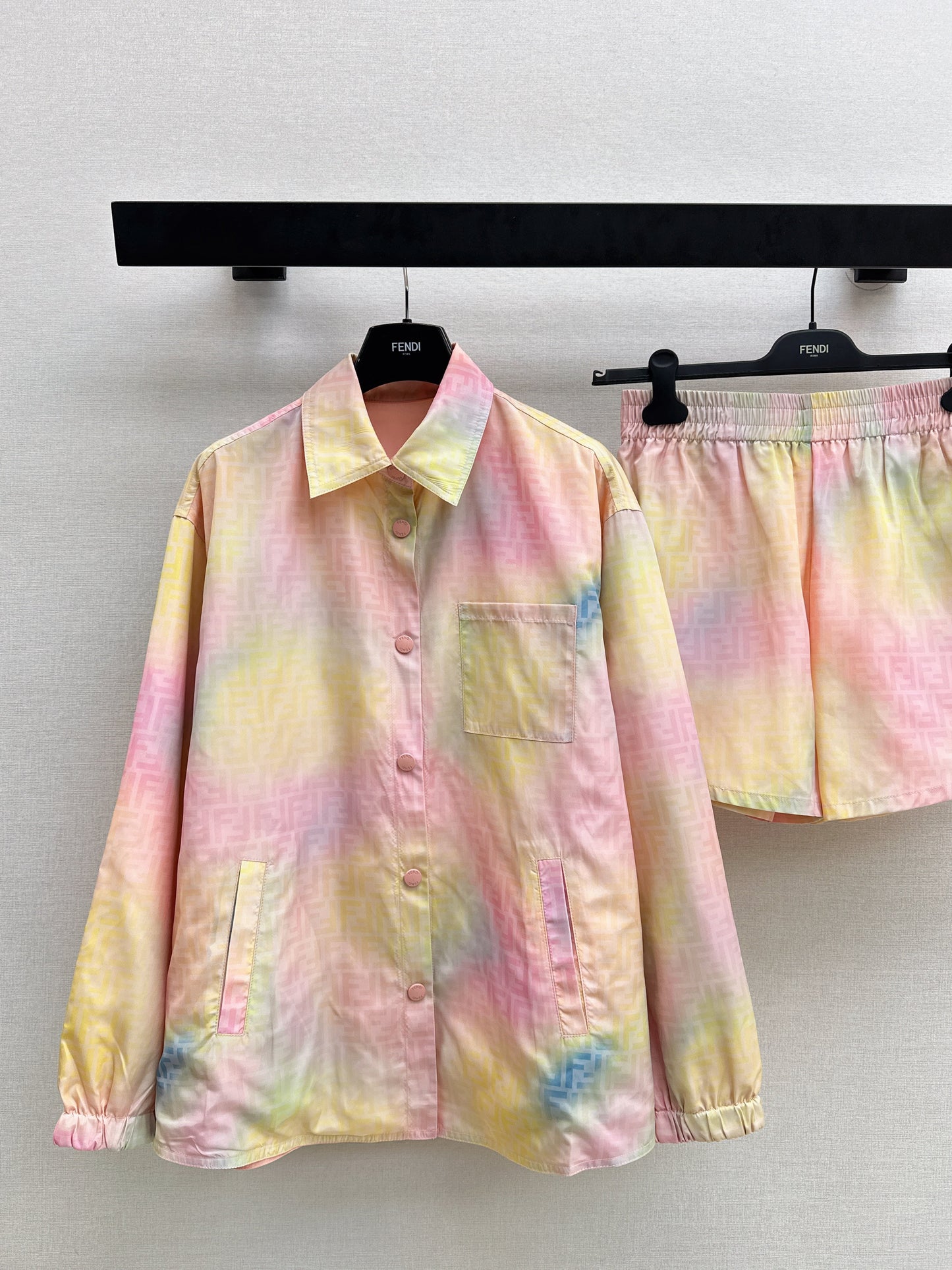 26SS NEW print shirts short outfit sets