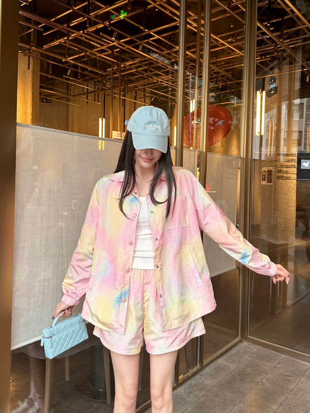 26SS NEW print shirts short outfit sets