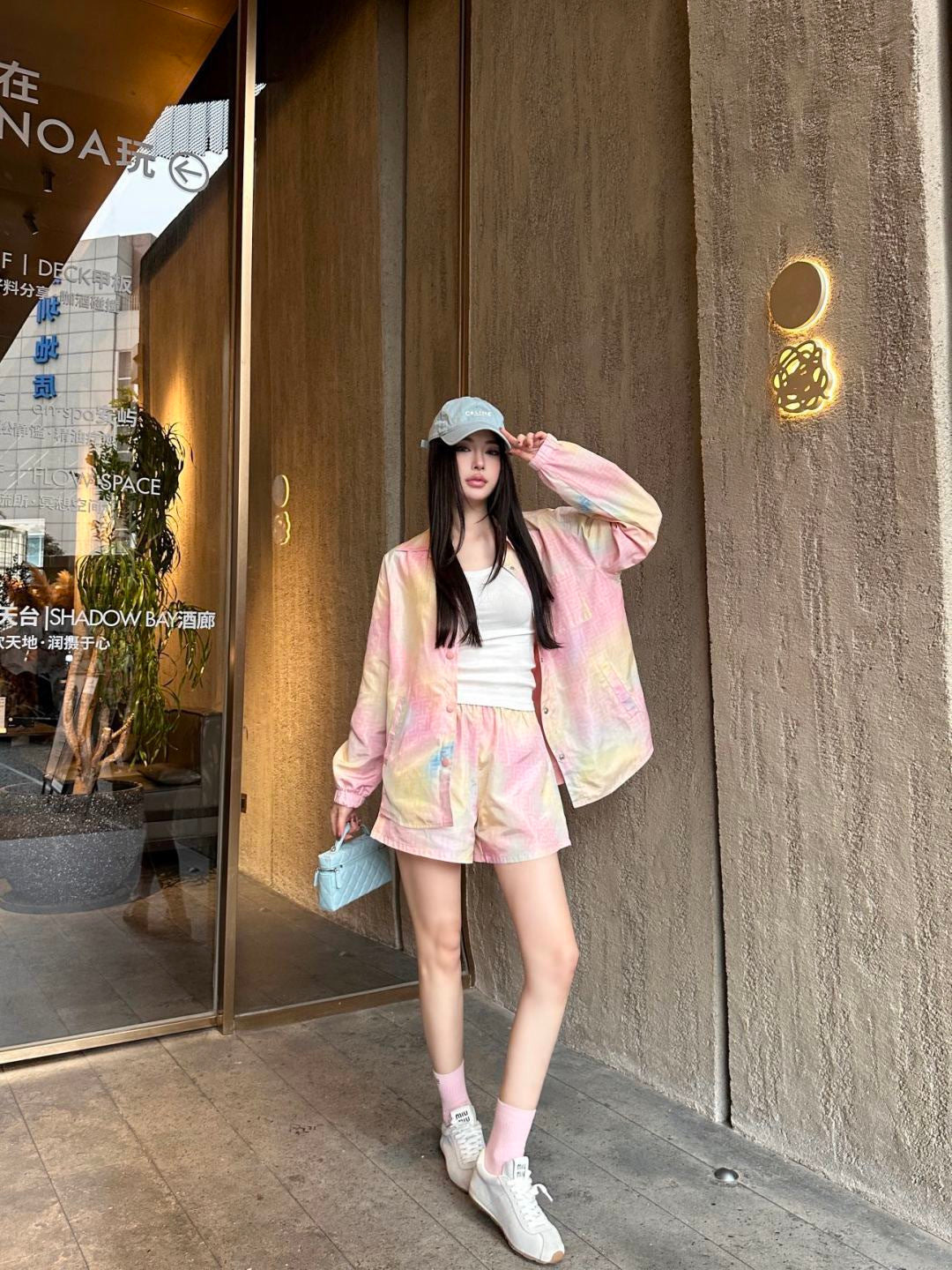 26SS NEW print shirts short outfit sets