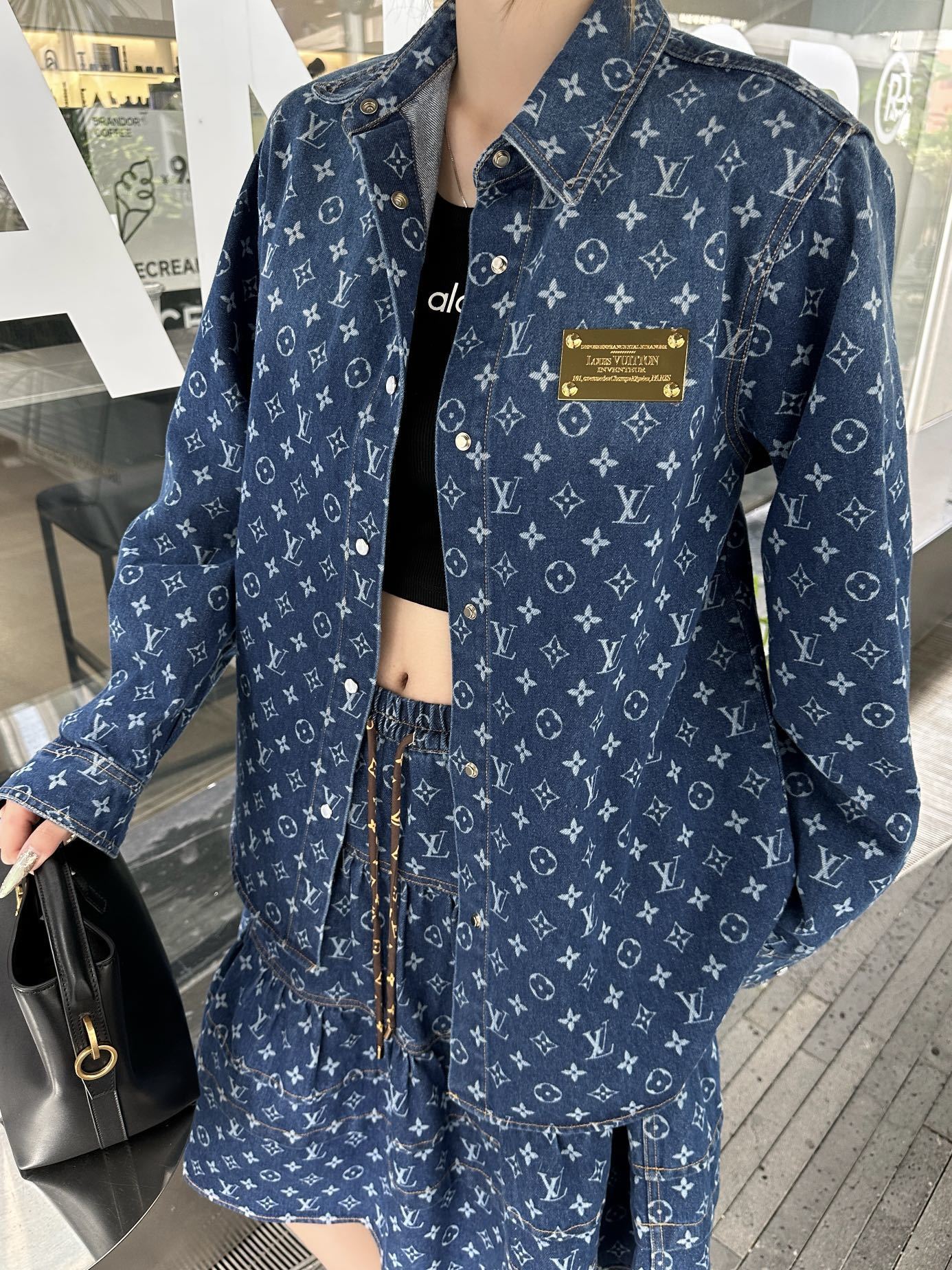 26SS NEW denim jacquard shirts jacket