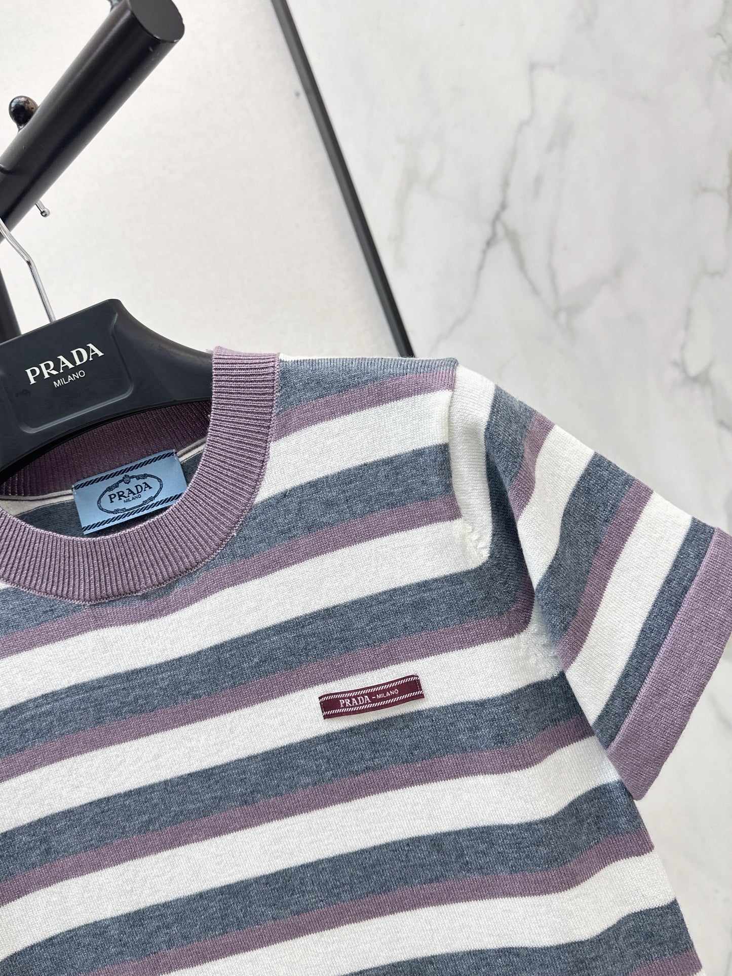 26SS NEW wool short sleeve sweater