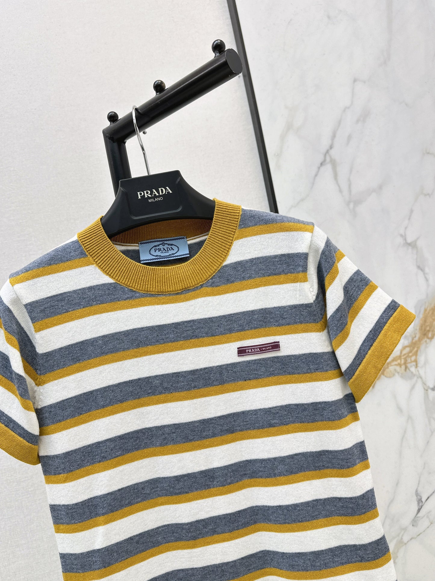 26SS NEW wool short sleeve sweater