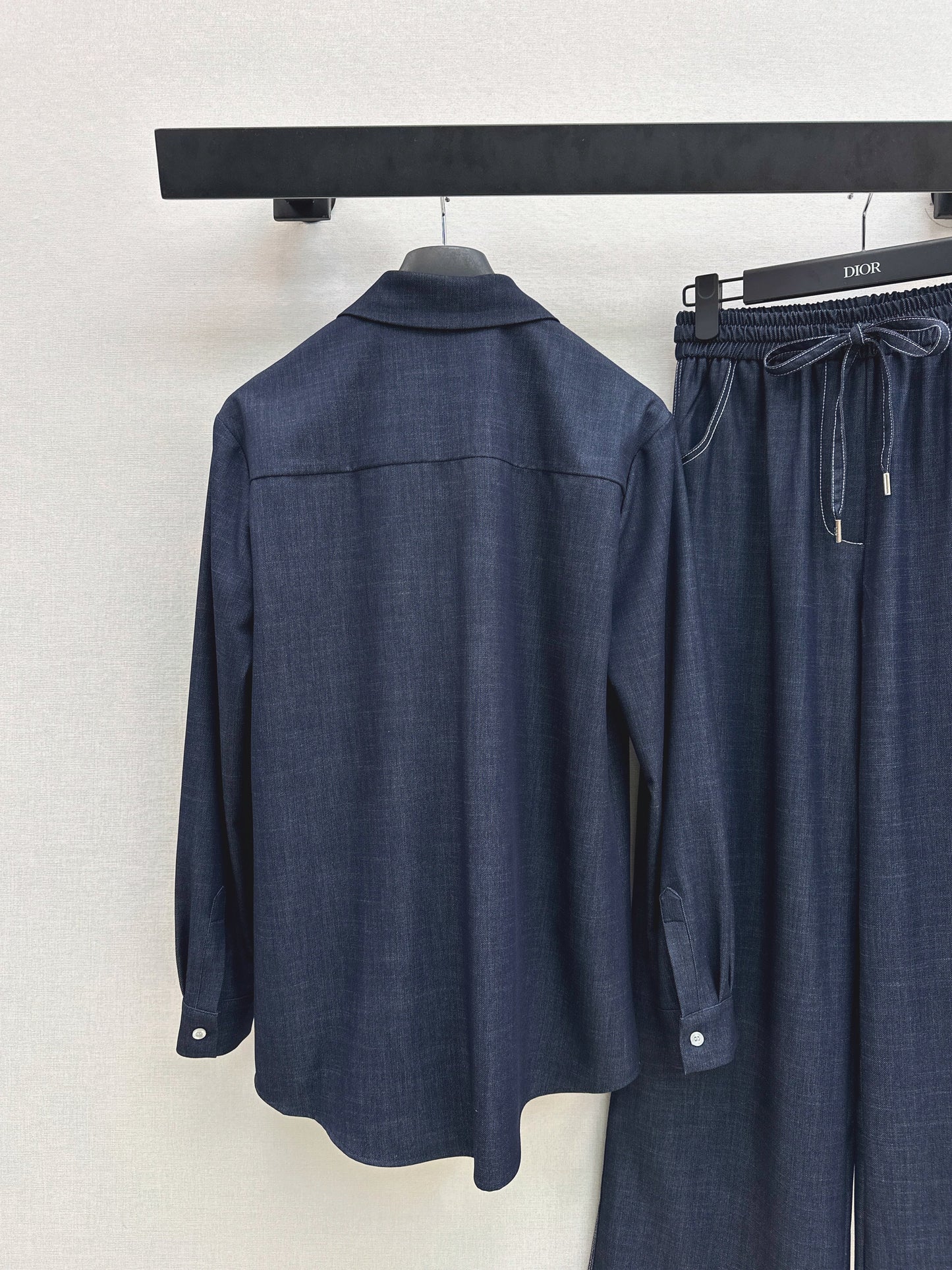 26SS NEW vintage shirt+straight pant sets