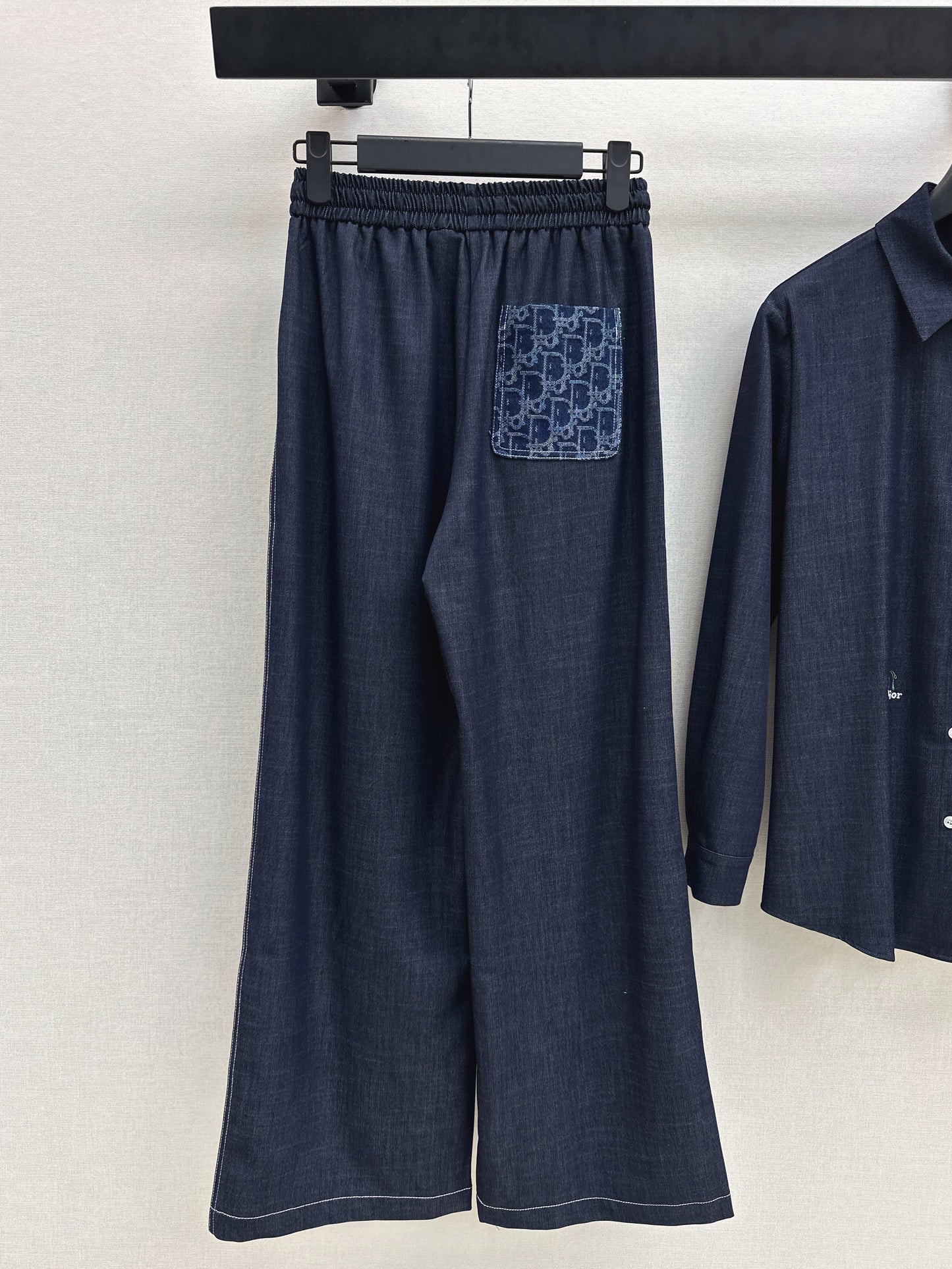 26SS NEW vintage shirt+straight pant sets