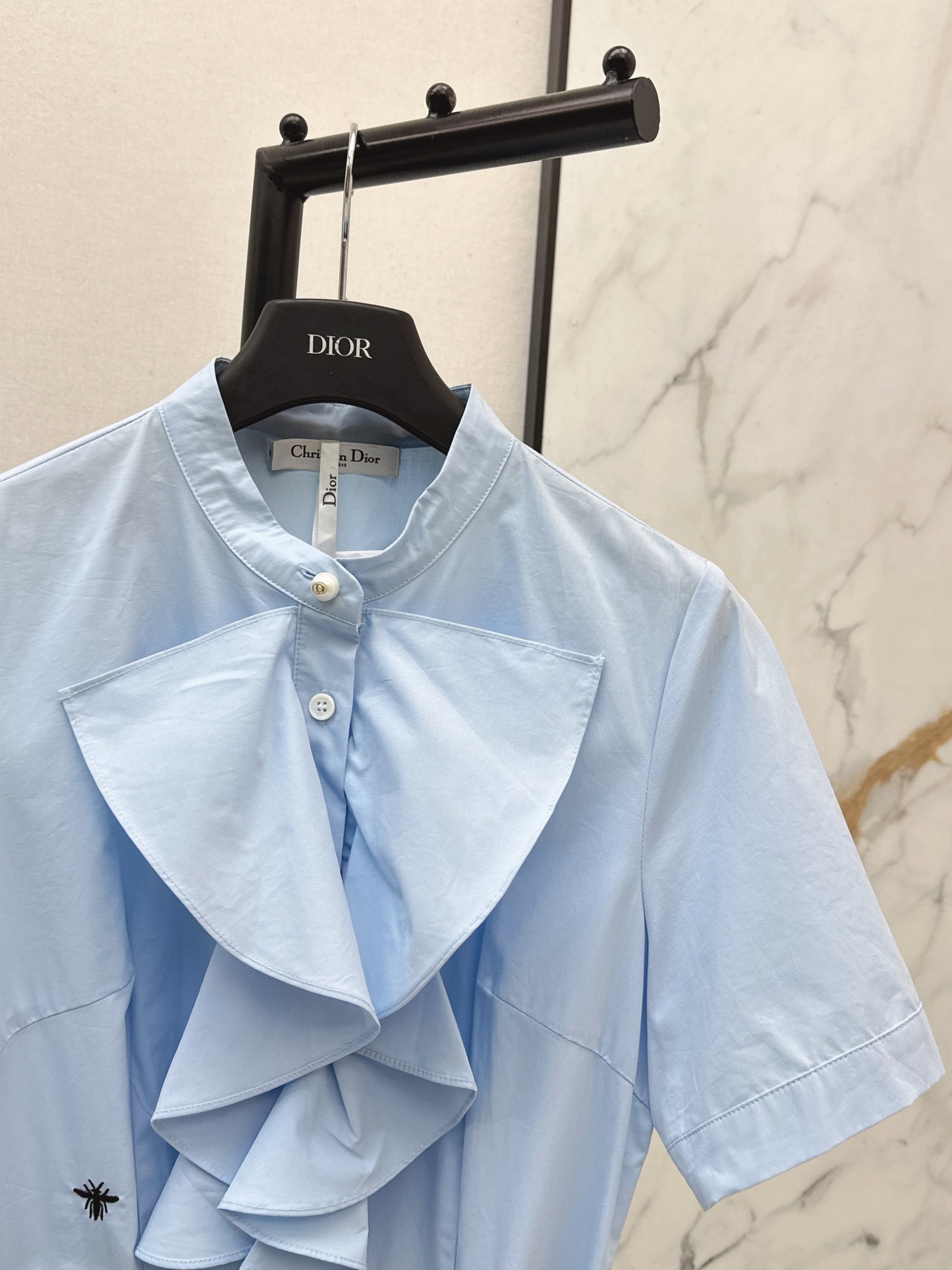 26SS NEW ruffle dress with belted