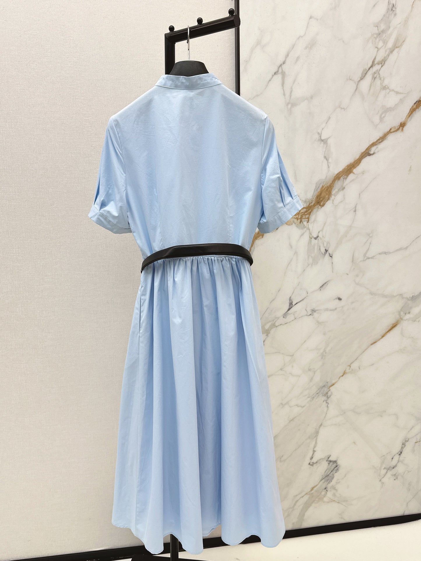 26SS NEW ruffle dress with belted