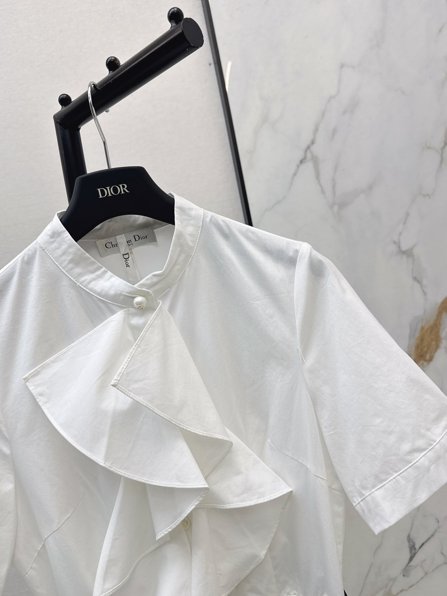 26SS NEW ruffle dress with belted