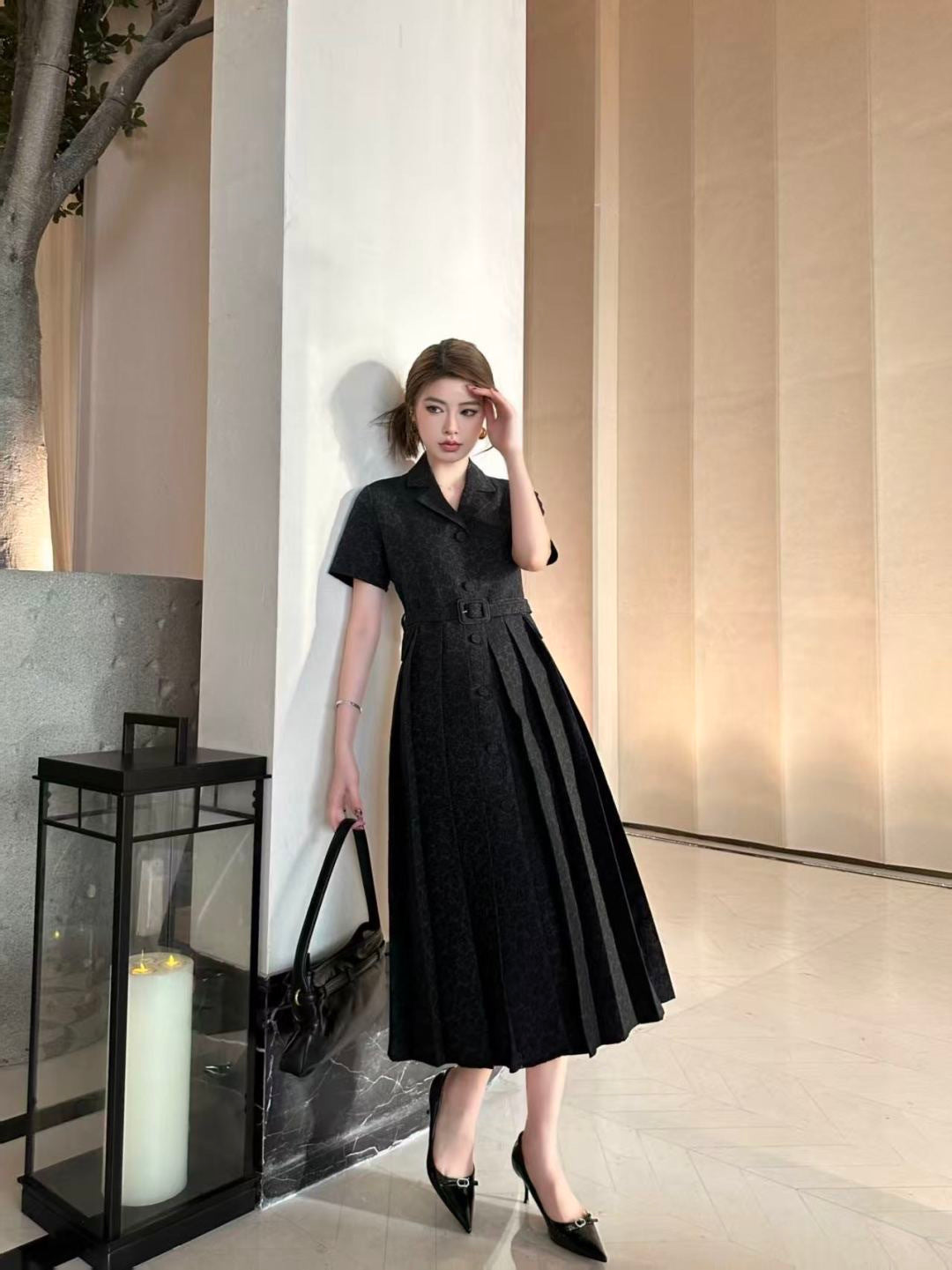 26SS NEW jacquard dress