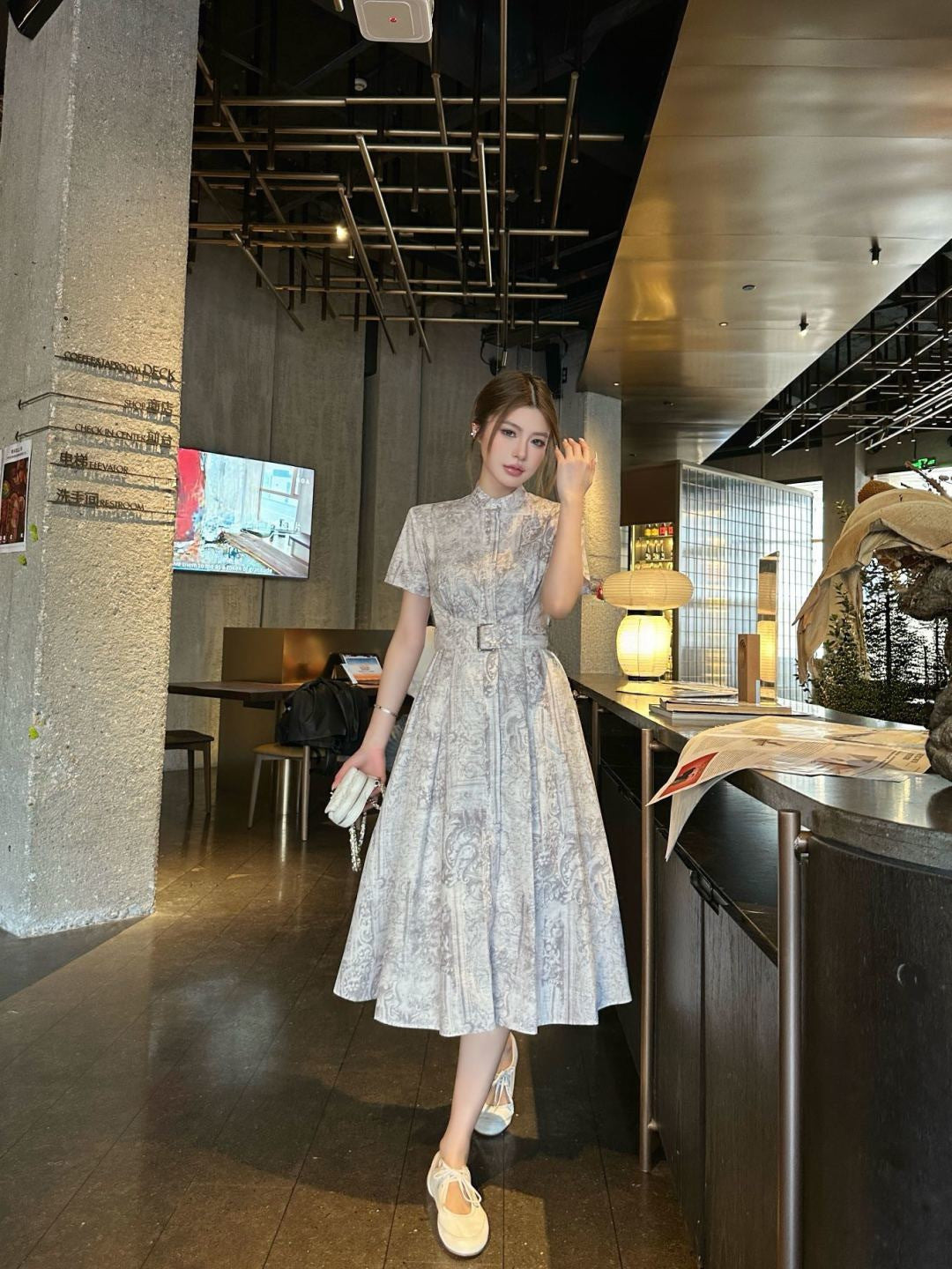 26SS NEW print dress