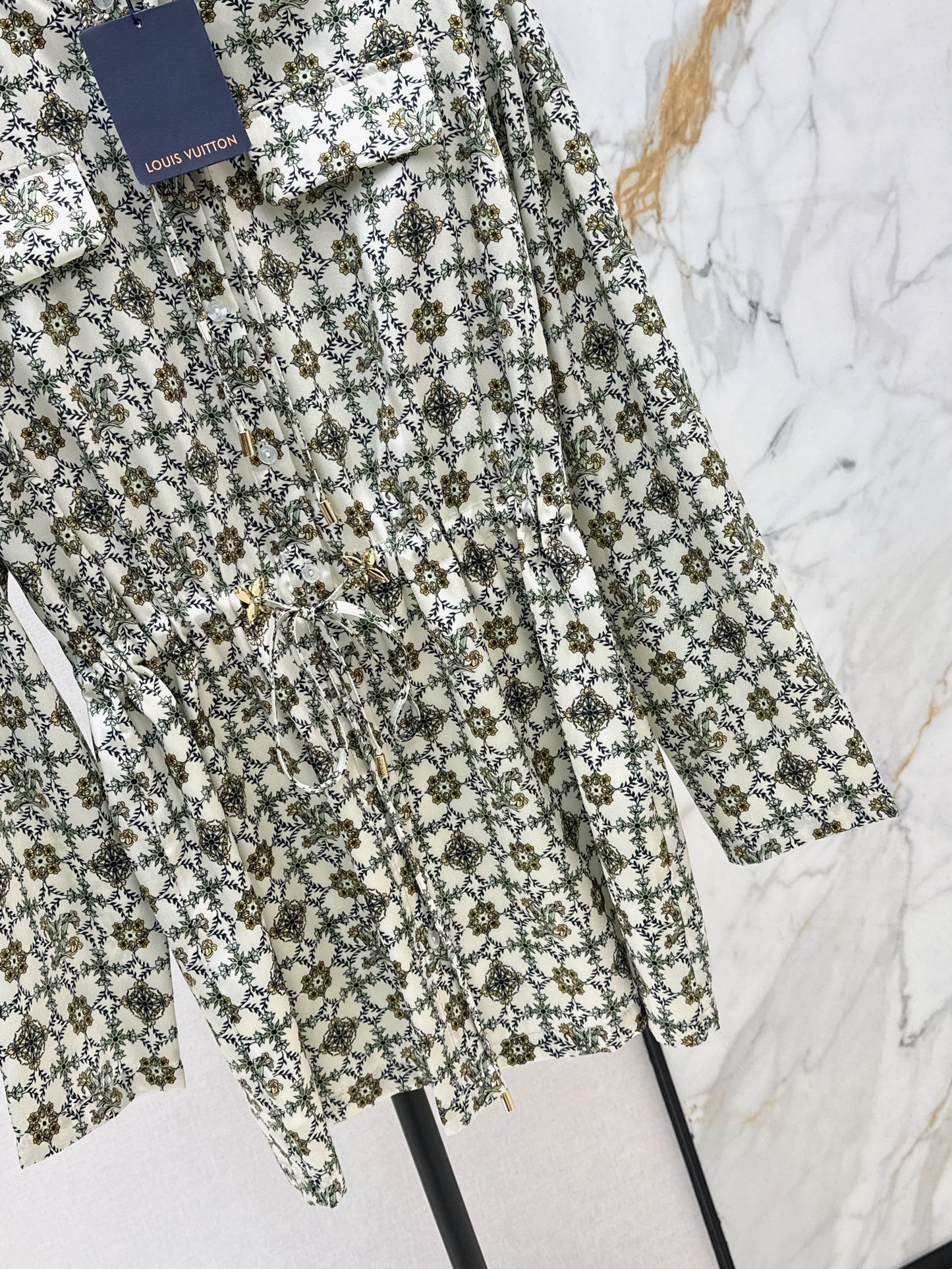 26SS NEW print hooded dress
