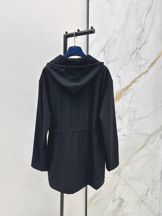 26SS NEW drawstring hooded dress