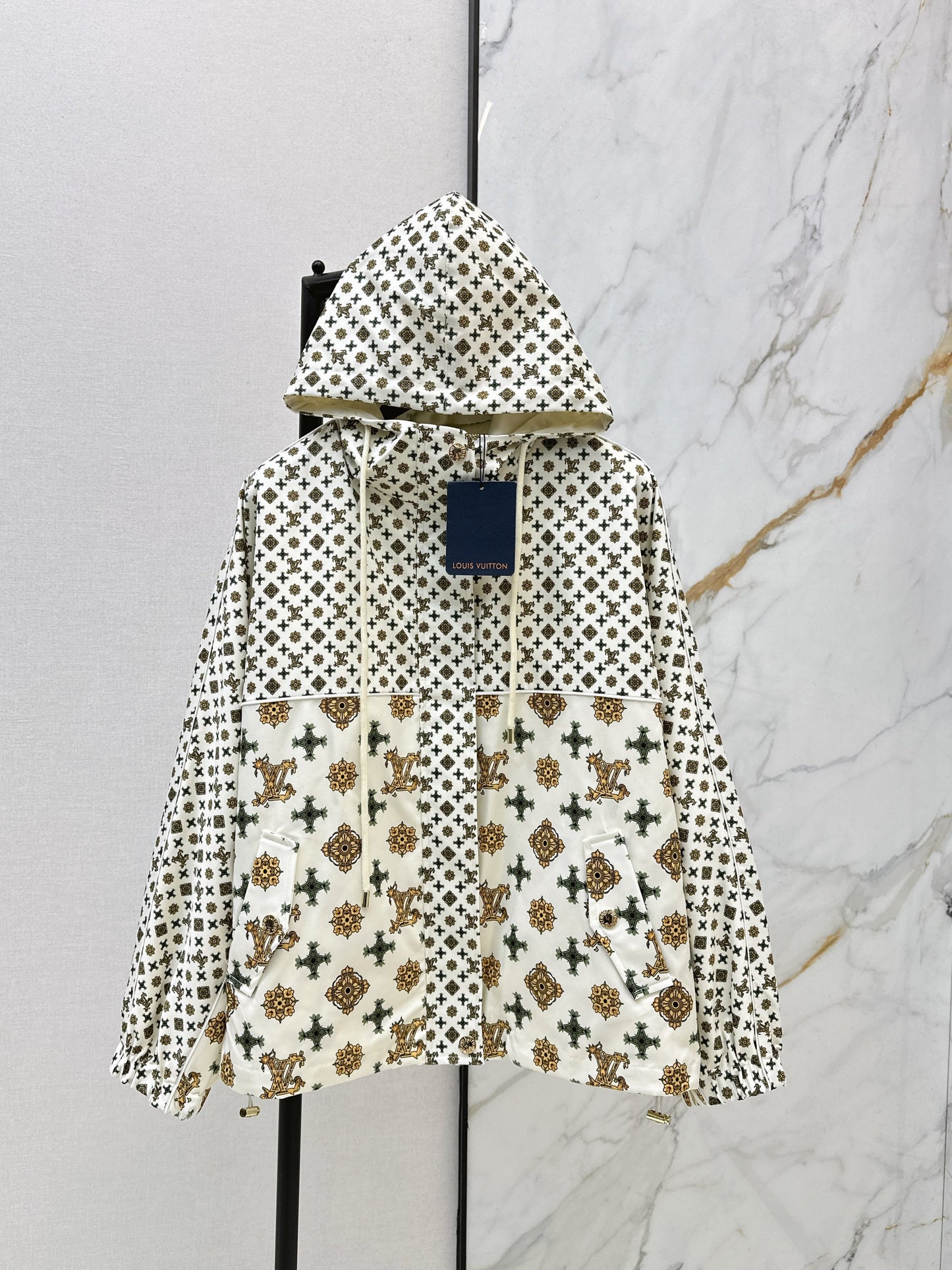 26SS NEW hooded zipper trench coats