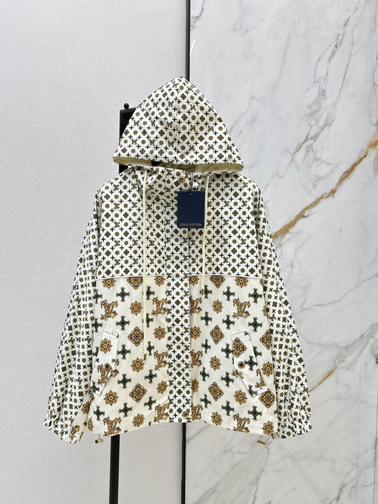 26SS NEW hooded zipper trench coats