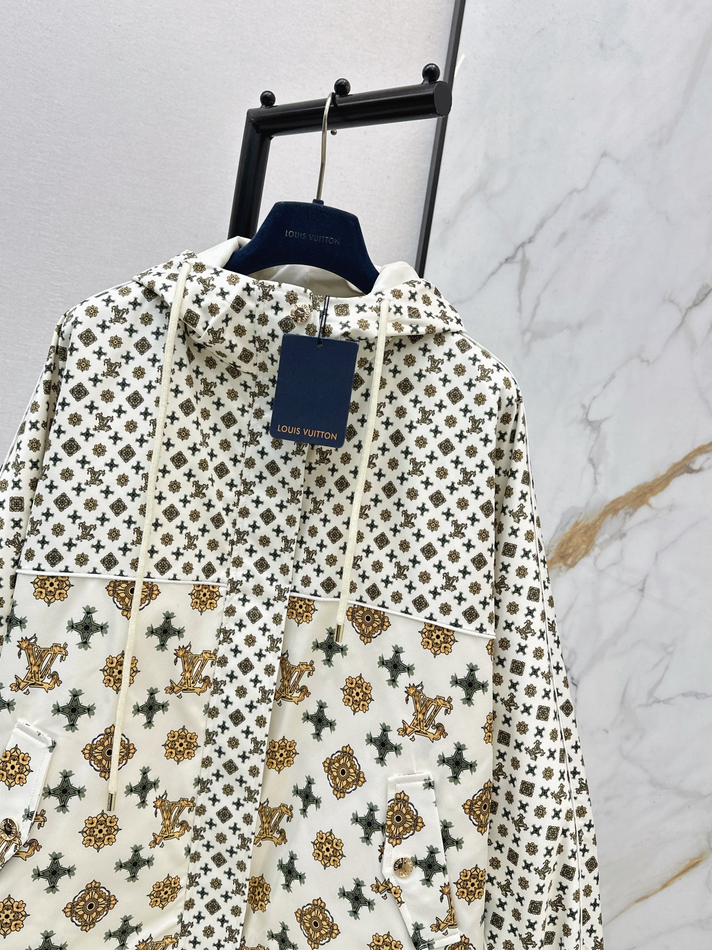 26SS NEW hooded zipper trench coats