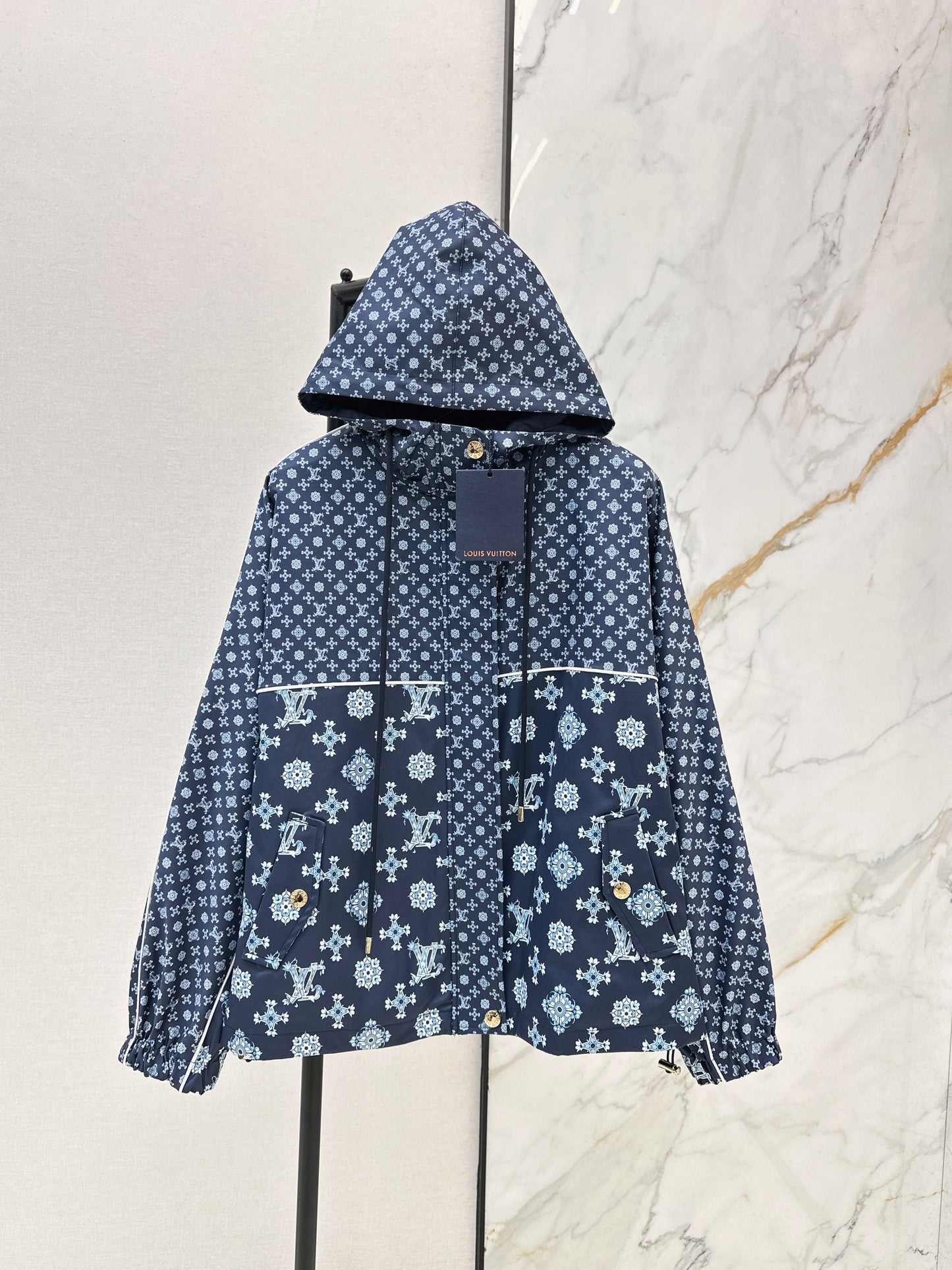 26SS NEW hooded zipper trench coats
