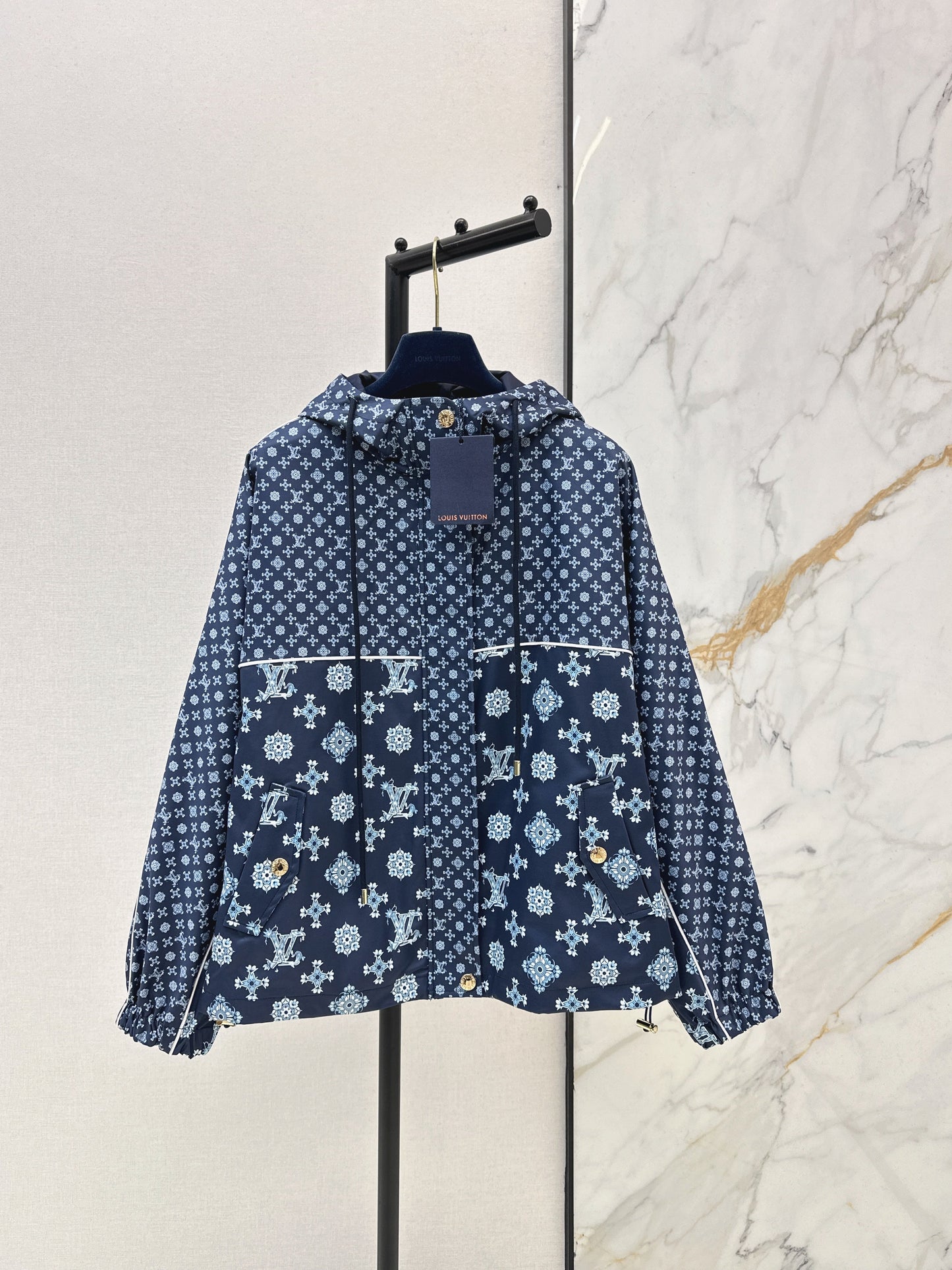 26SS NEW hooded zipper trench coats