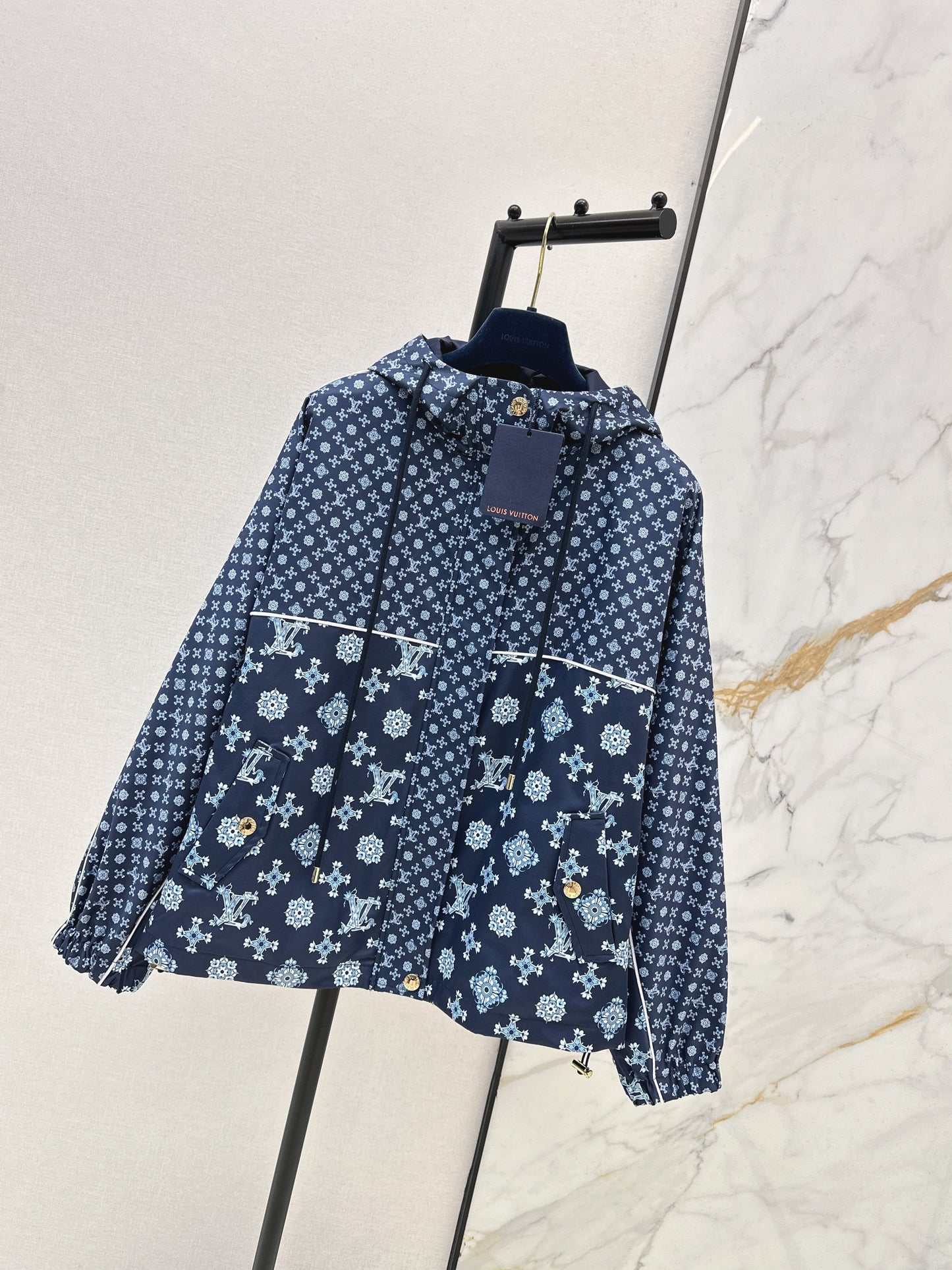 26SS NEW hooded zipper trench coats
