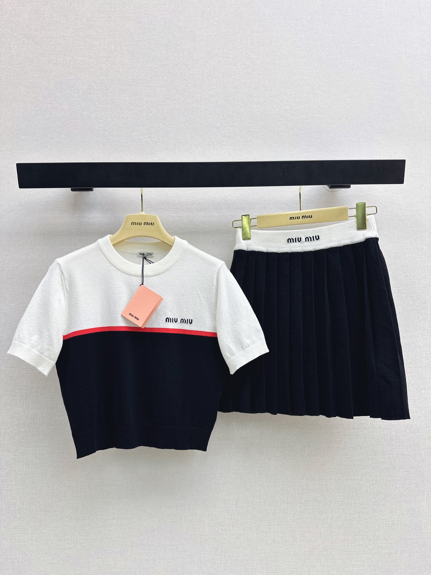 26SS NEW contract color blocking outfit sets
