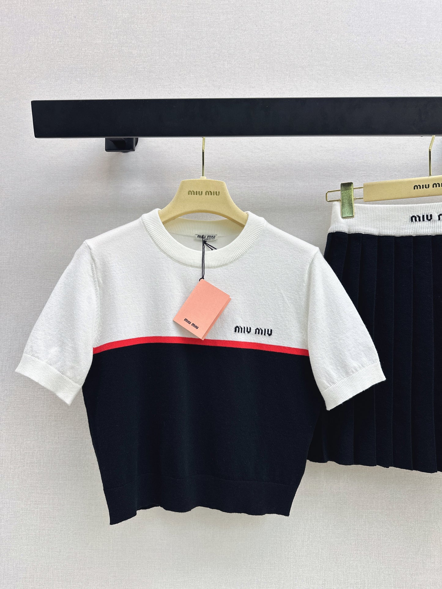 26SS NEW contract color blocking outfit sets