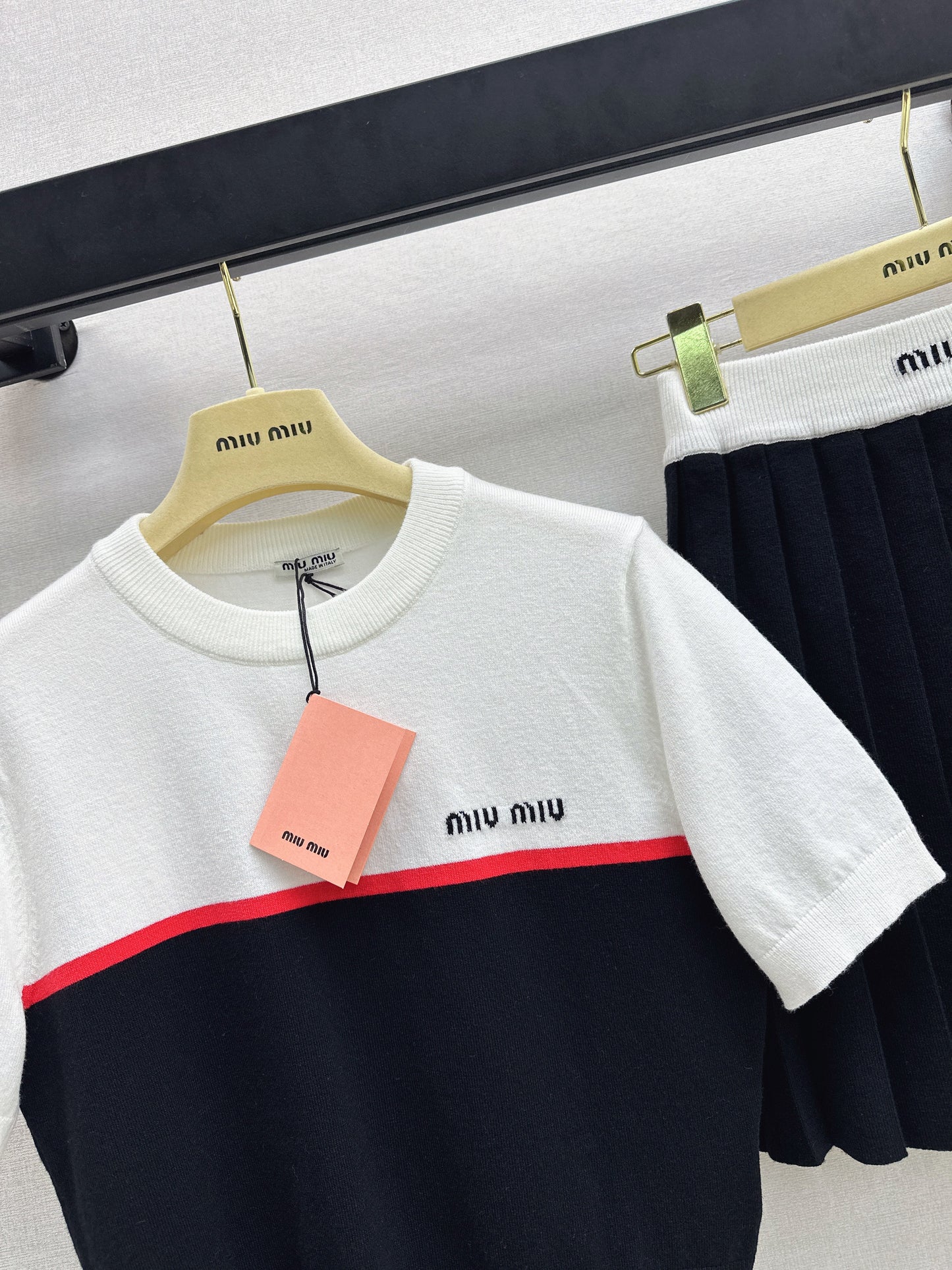 26SS NEW contract color blocking outfit sets