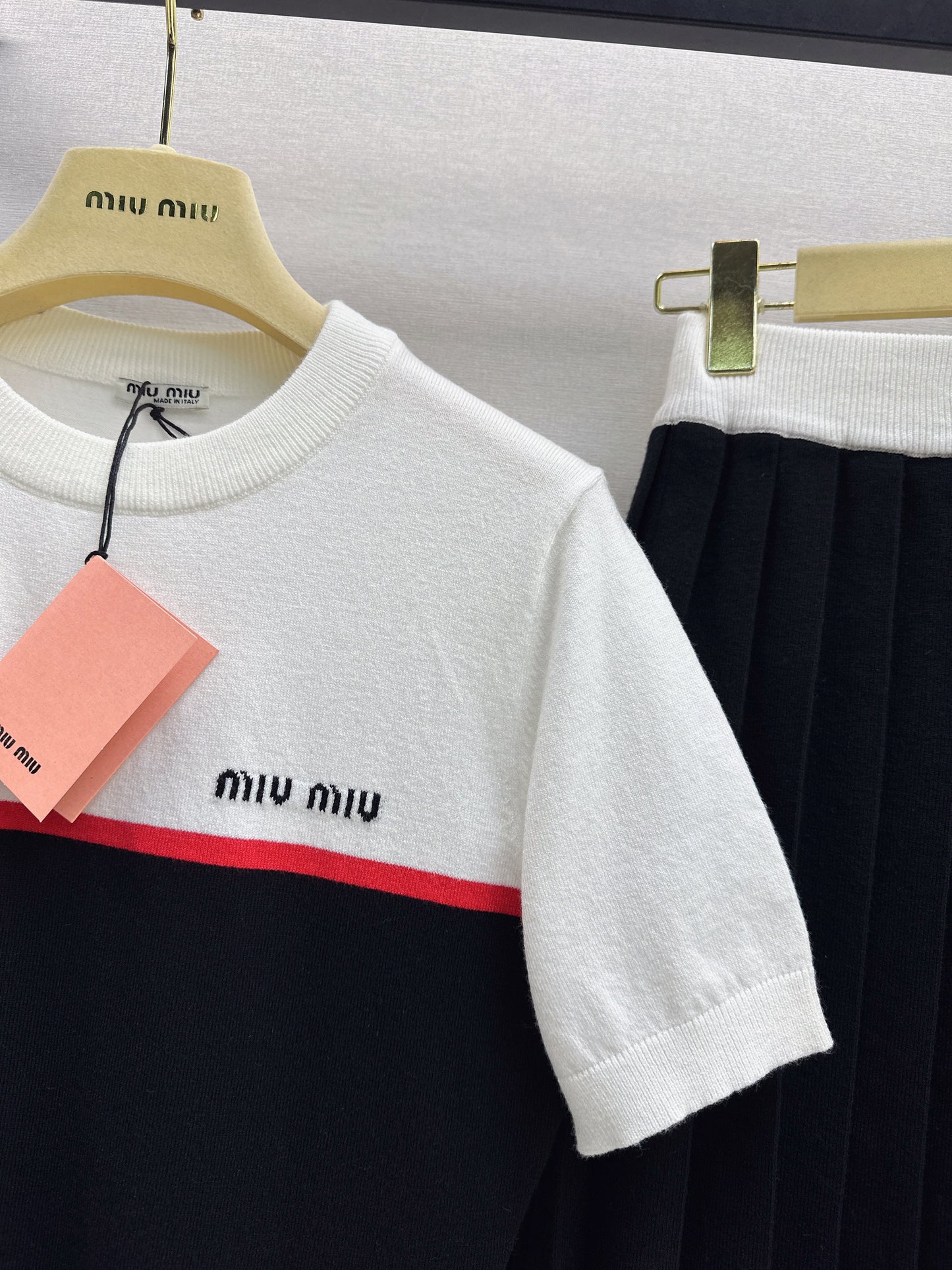 26SS NEW contract color blocking outfit sets