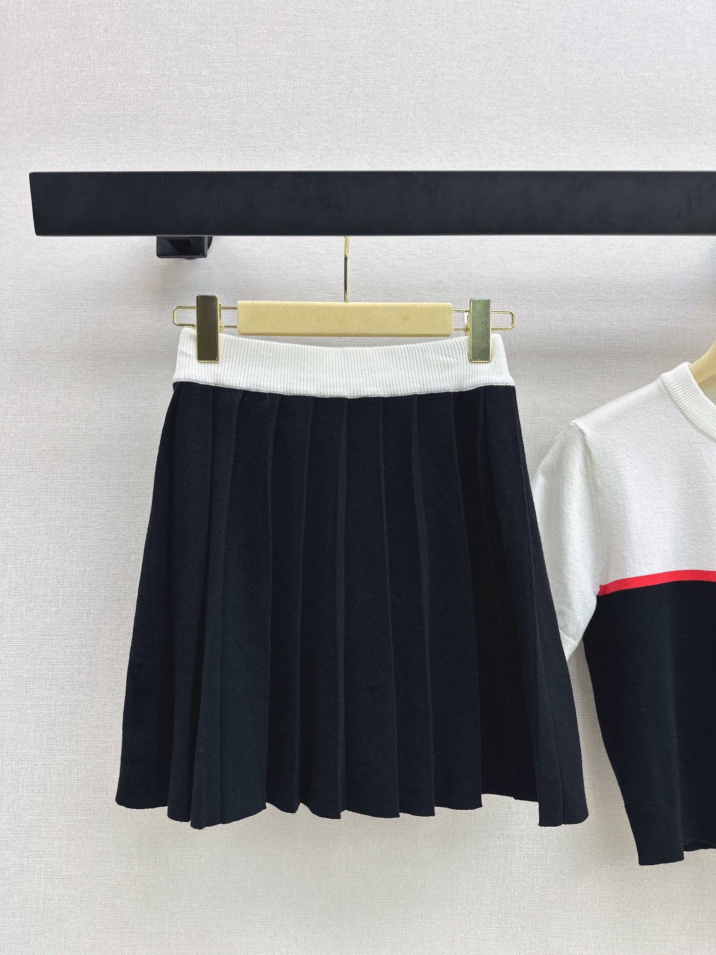 26SS NEW contract color blocking outfit sets